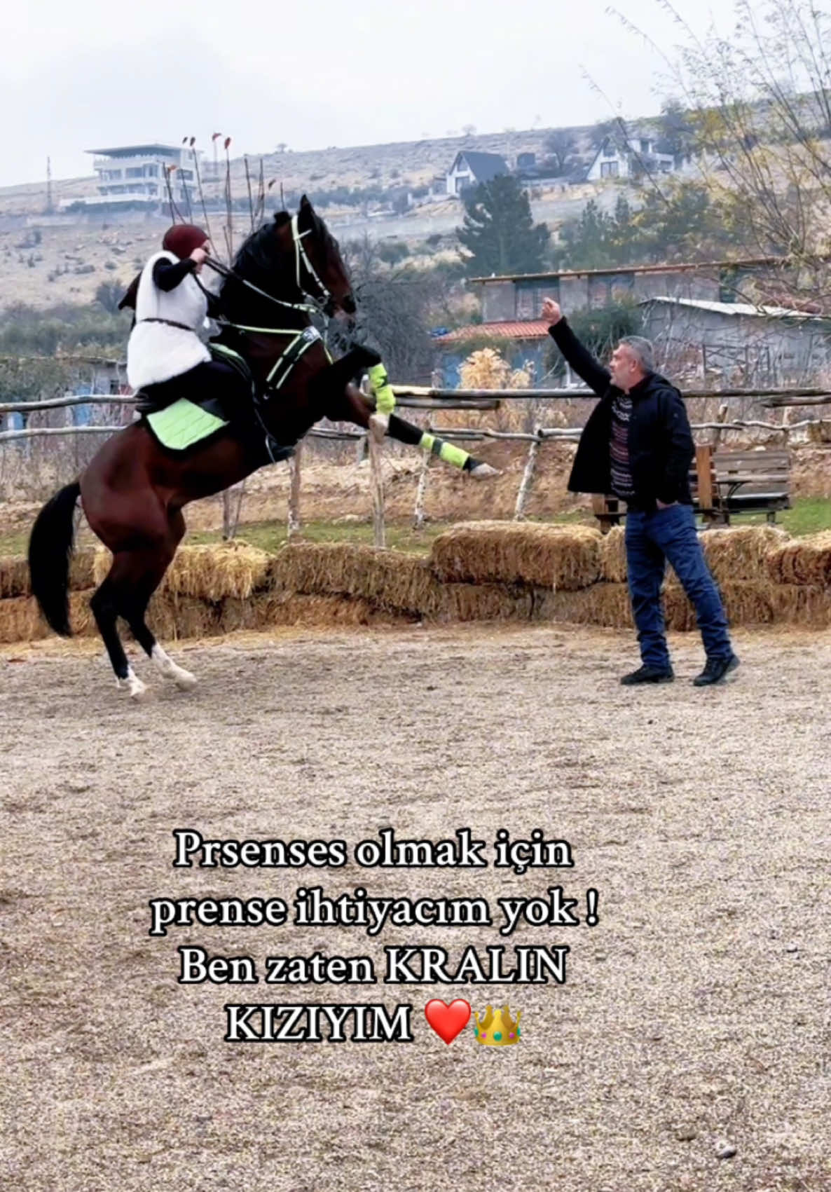 Baba ve kızın Anlamlı Hikyesi …❤️👑#otantikatçifliği #rumeysademirkirann #gaziantepprovince #gaziantep #horsegirl #babakızaşkı 