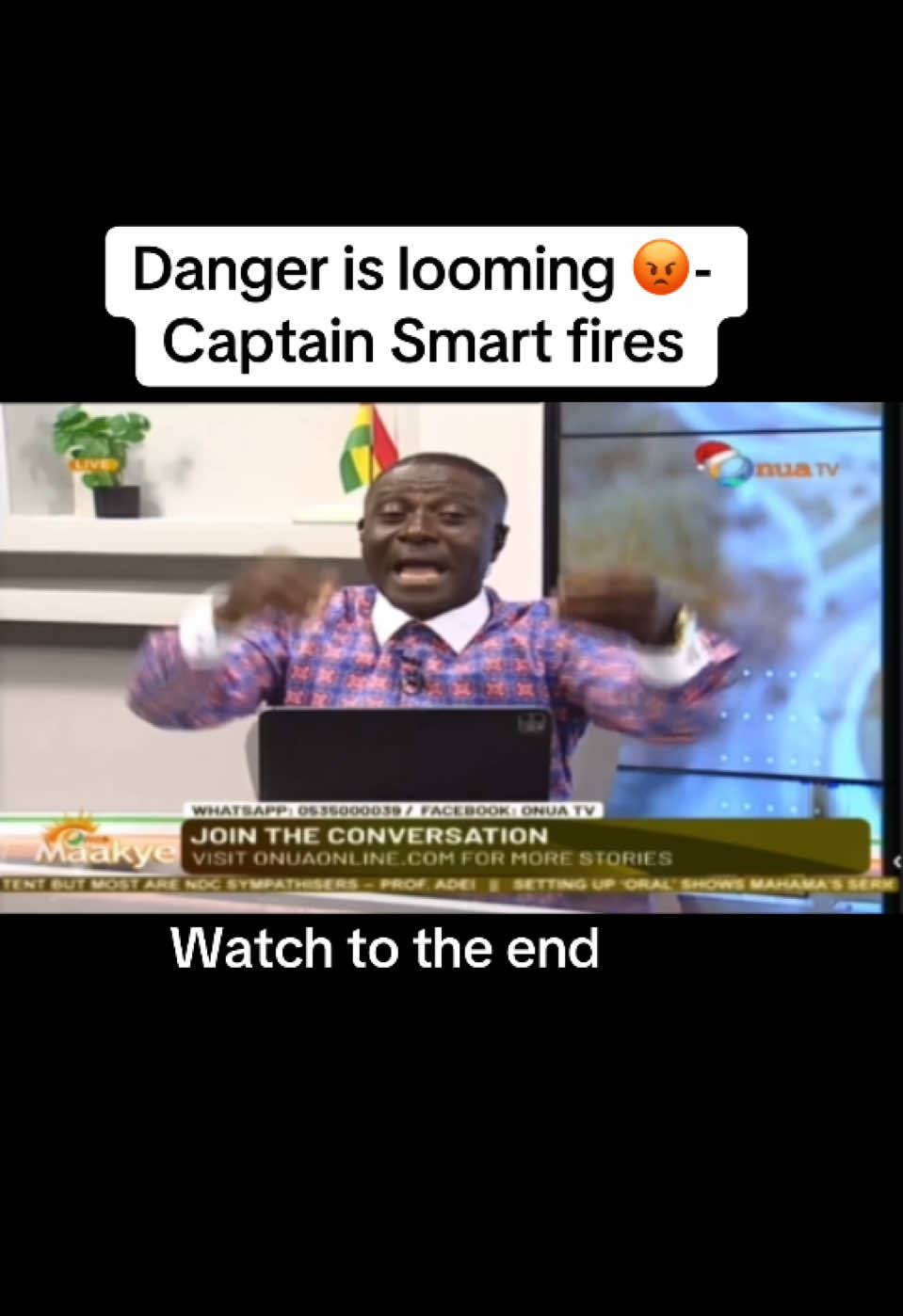 Captain Smart fires again #ghanafuodotcom #fypシ゚viral 