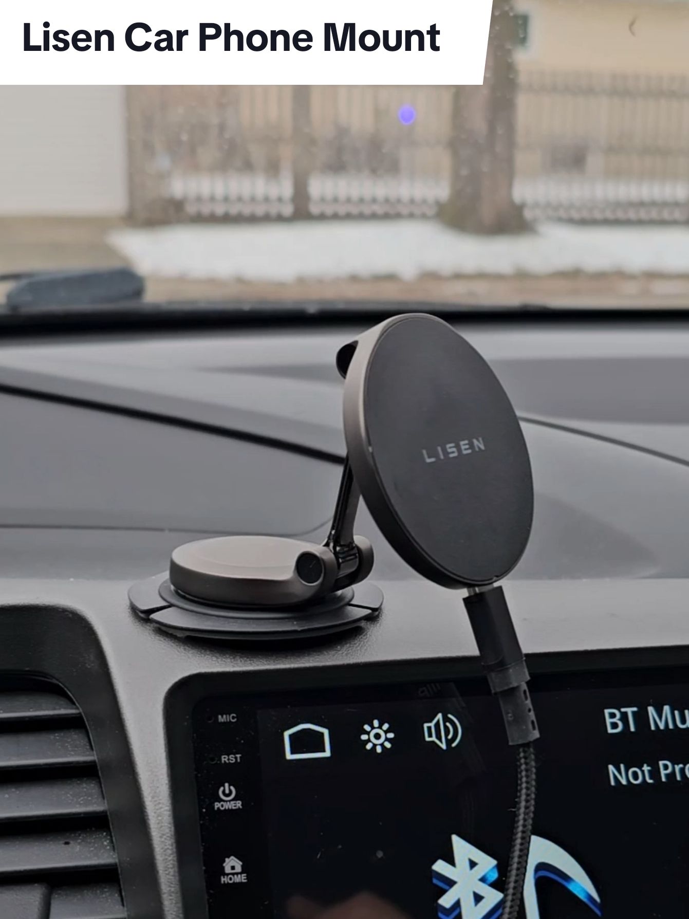 LISEN MagSafe Car Mount Charger, Wireless Phone Holder for iPhone 16 ProMax, 15/14/13/12, Magnetic Case Charging. Compatible with MagSafe Phone Case.  #SpeedyTech77 #lisen #lisenmagsafecarmount #magsafe #carphoneholder #carphonemount #wirelesscharger #carwirelesscharging #ttsacl #dealsontiktokshop #tiktokshopfinds #TikTokMadeMeBuyit #Falldealsforyou #decemberfinds #savingsquad #treasurefinds #tiktokshopholidaydeals #holidayhaul 