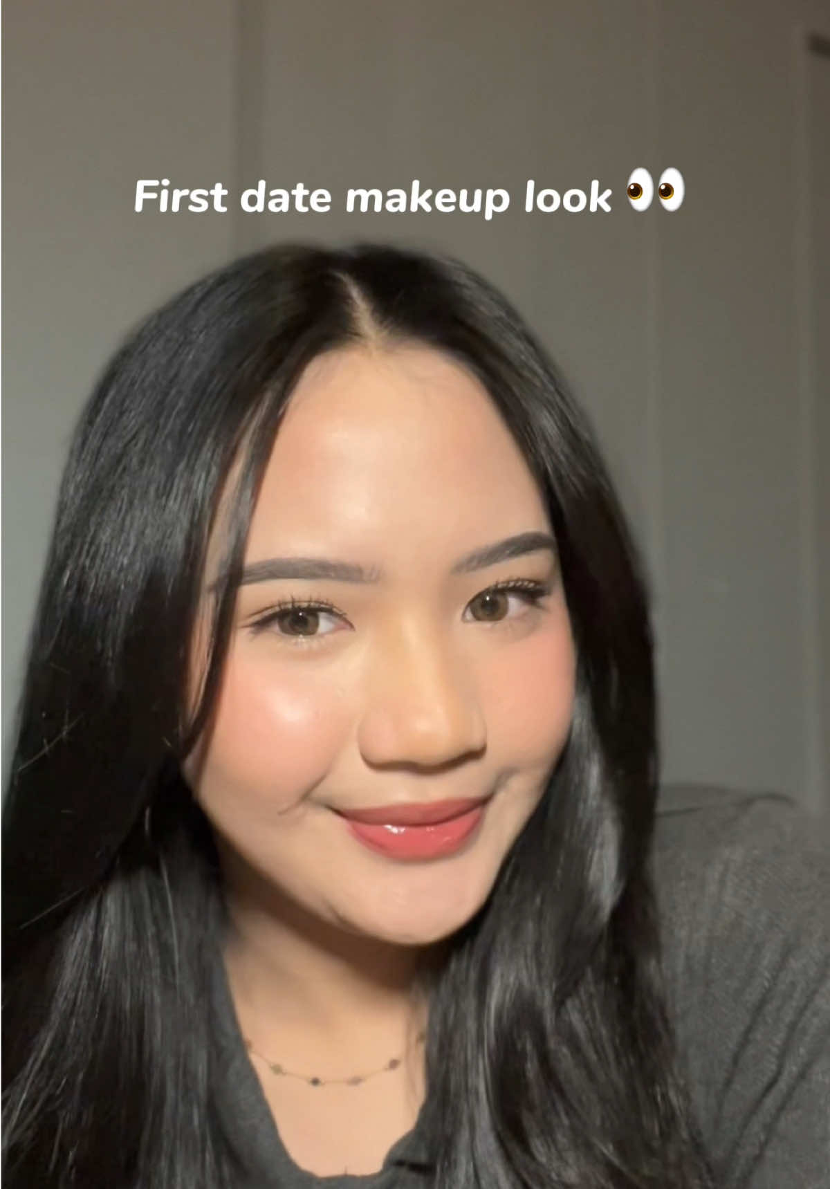 First date makeup look👀🤭 #BeautyTok #gayaditiktok #reviewjujur 