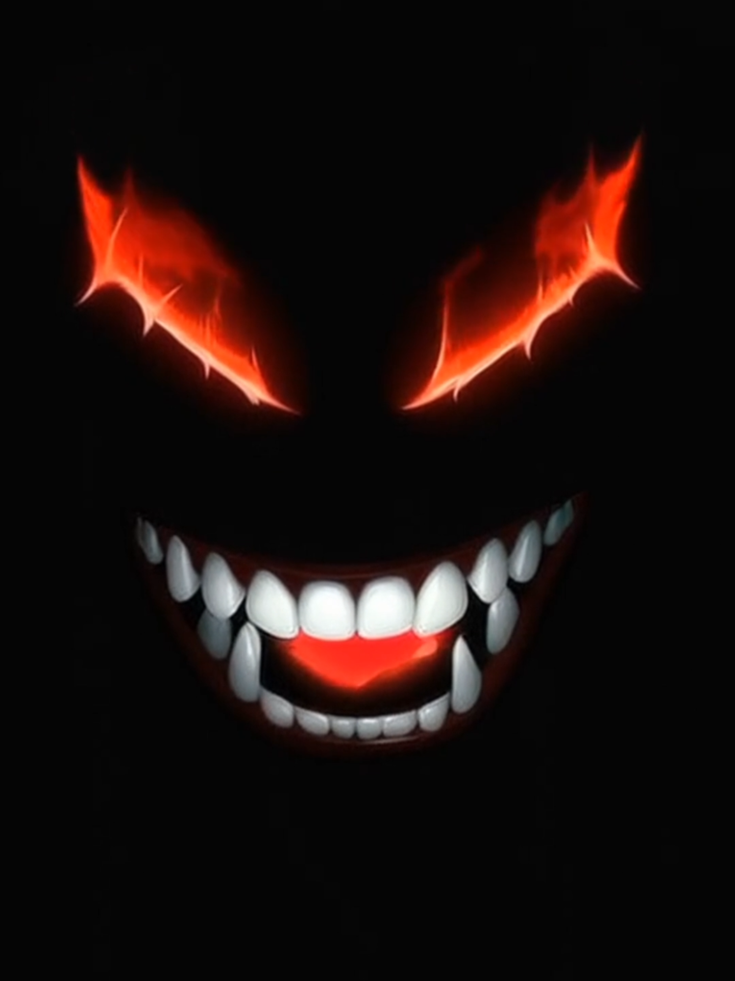 Red evil face #fyyy #evilface #monster #evileyes #4klivewallapper #livewallpaper #4k #hd #viral