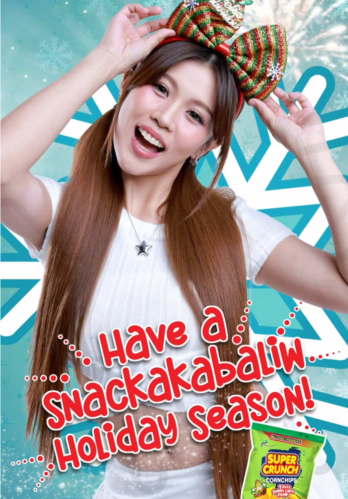 LUCKY ka kung nadaanan mo itong aming #SuperCrunchPamasko sa feed mo 👀 Download BINI Maloi’s wallpaper for your phone at order na rin ng Super Crunch Sweetcorn 🌸 🌽 #BINIxSuperCrunch #SnackakabaliwChristmas2024 #SuperCrunchPamasko