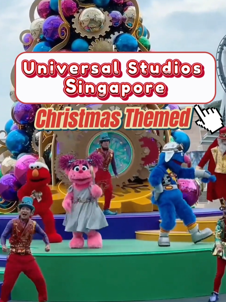 Come visit Universal Studios Singapore this Christmas! Step into a world of festive cheer with dazzling lights, holiday parades, and your favorite characters dressed in Christmas outfits. 🎁✨ #uss #universalstudiossingapore #christmas