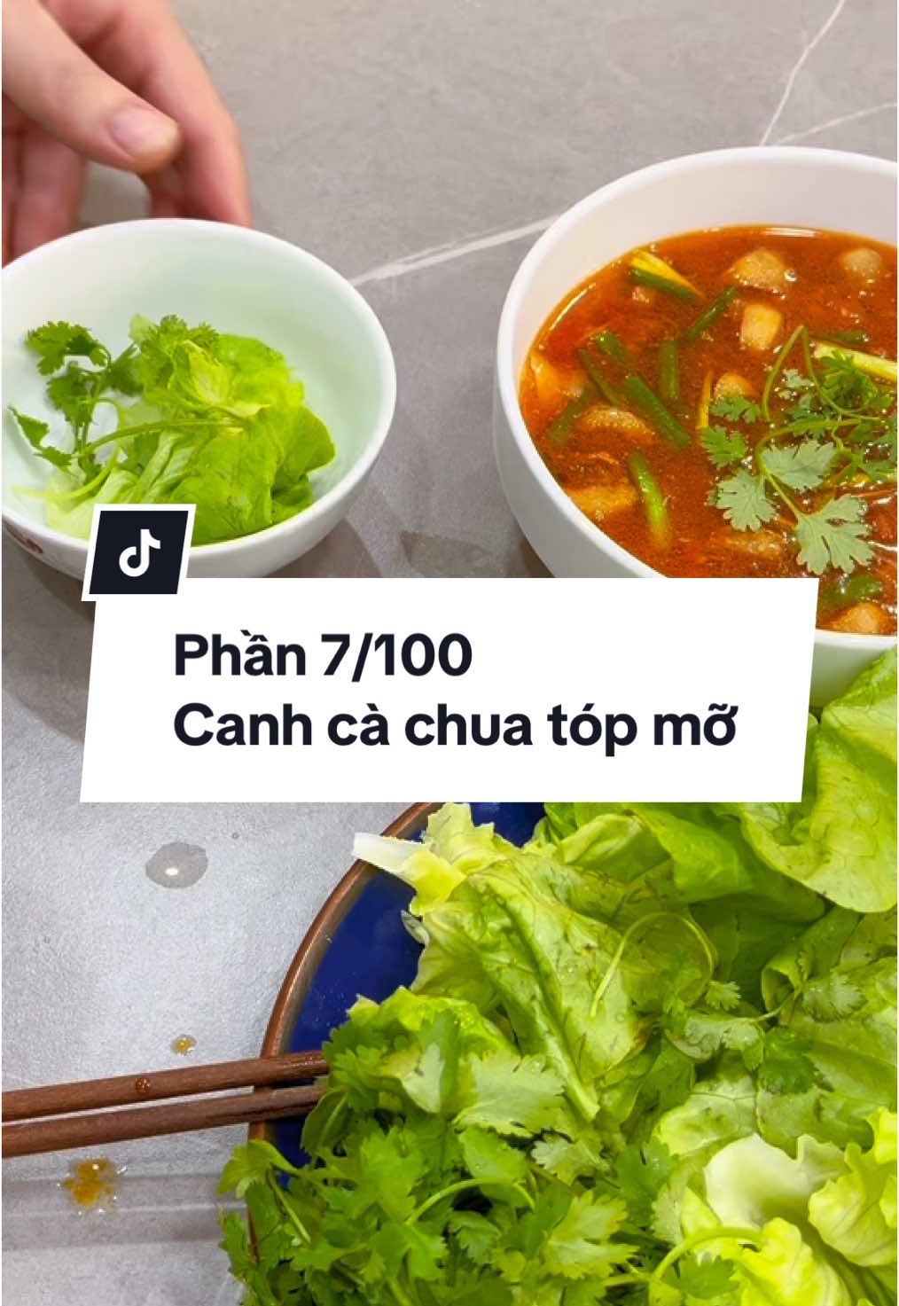 Phần 7/100: Món ăn tuổi thơ , se lạnh chỉ cần bát canh cà chua với top mỡ ăn kèm rau sống như này là đủ rồi. #nauan #nauancungtiktok #ancungtiktok #LearnOnTikTok #tet2025 #monngonmoingay #thinhhanhtiktok #vaobepcungtiktok #hoanganhvaobep #canhcachua 