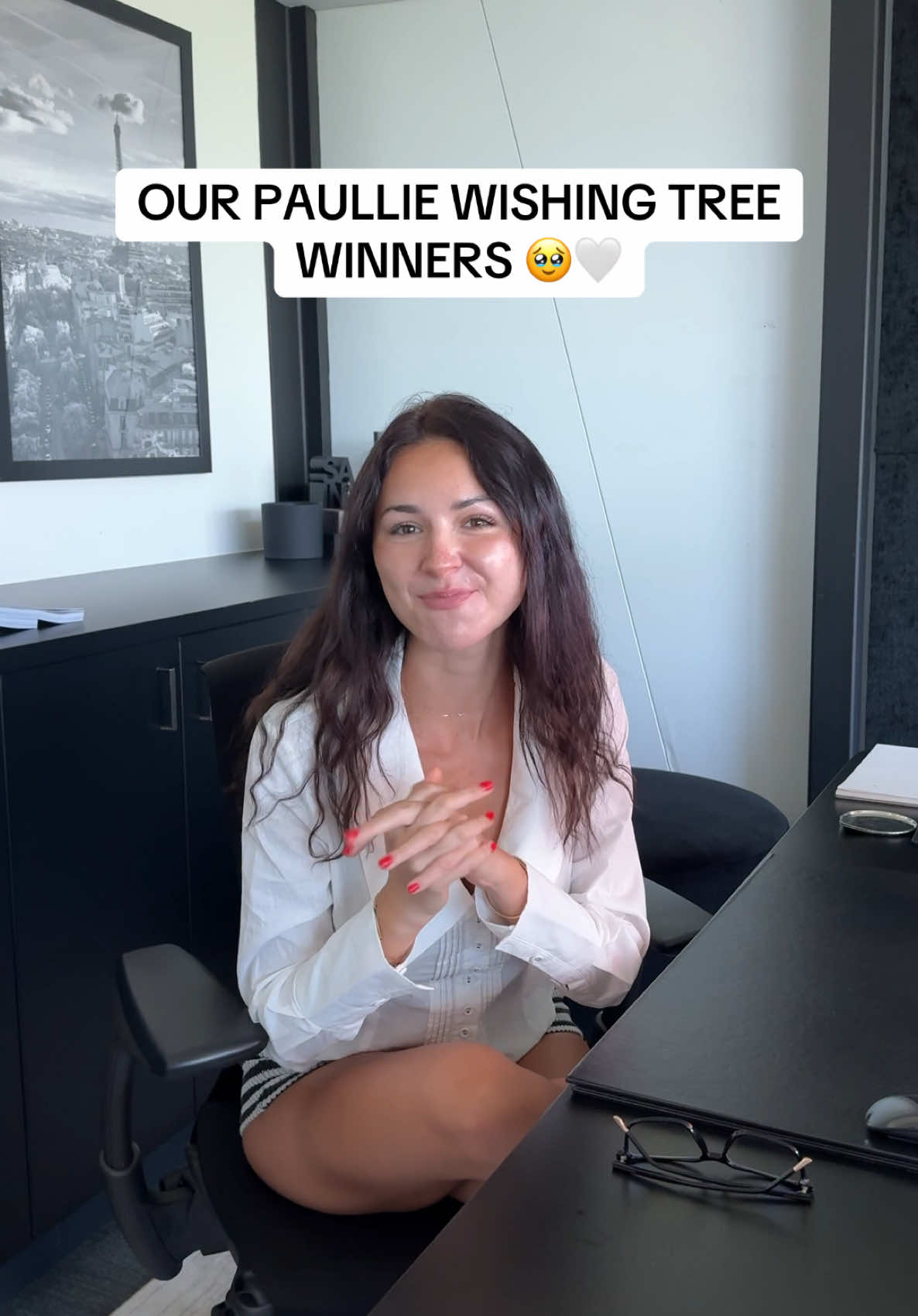 This felt so amazing! I truly cant believe I got to do this 🥹 Some of our Paullie Wishing Tree winners. Thank you to everyone to entered. Reading all of your wishes & stories was amazing! @Anna Paul 