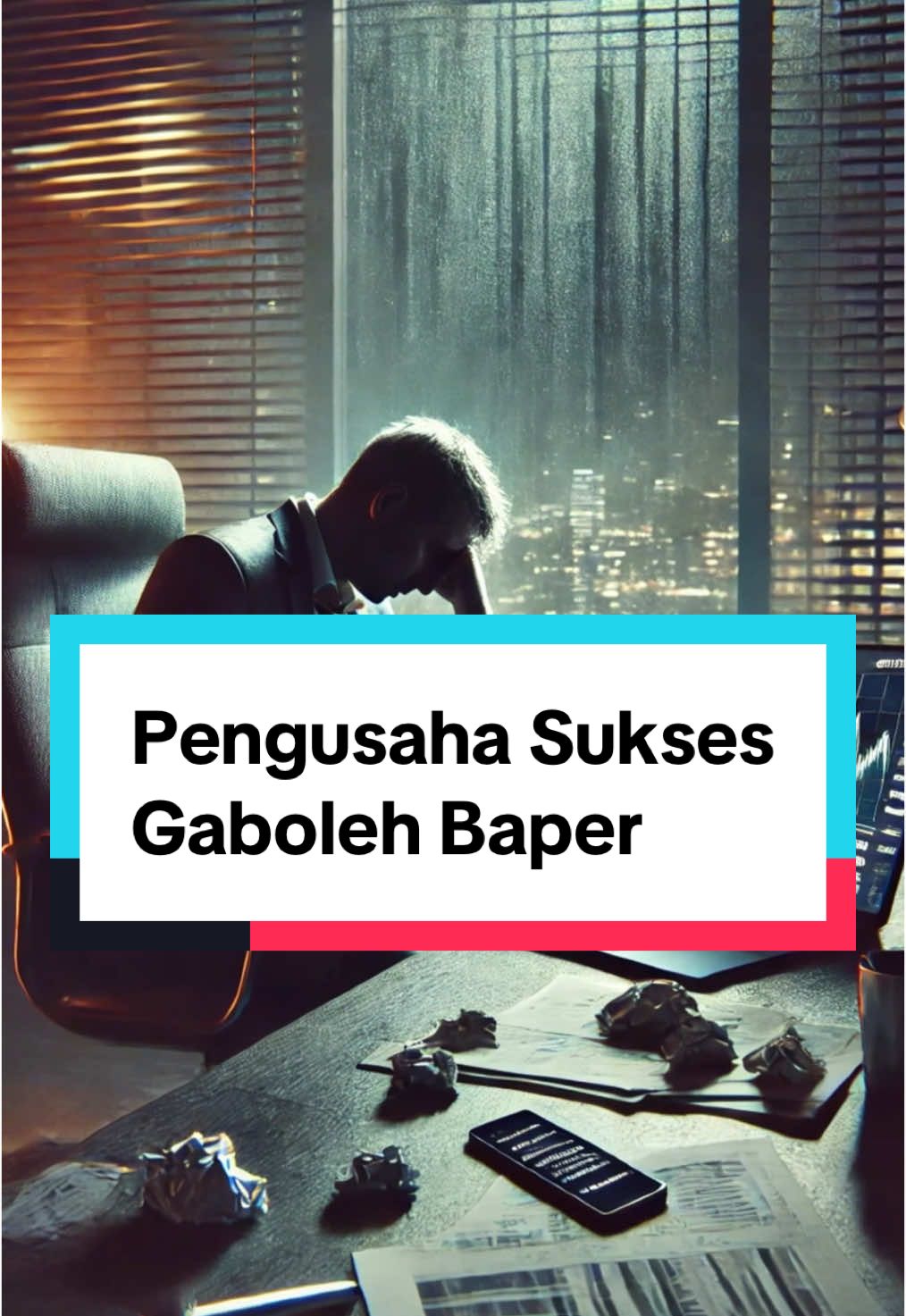 Pengusaha sukses katanya gaboleh Baperan? Emang kenapa? #tipsbisnis #pengusahamuda 