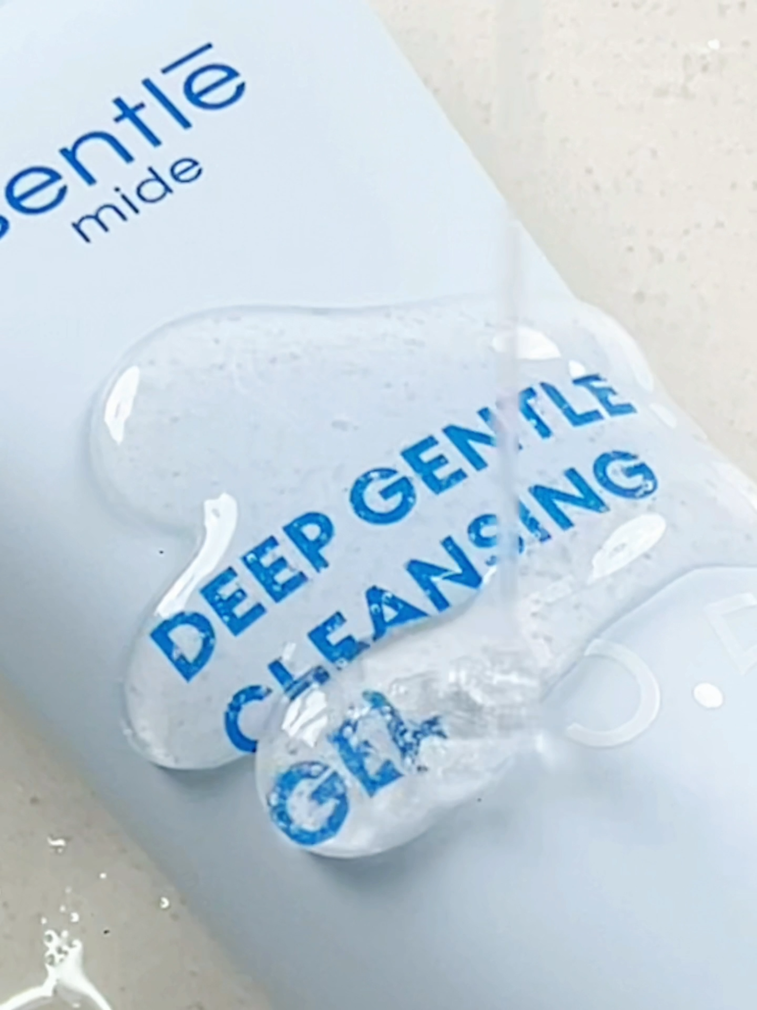 Deep Gentle Cleansing Gel  เนื้อเจลใส ฟองน้อย ล้างออกง่าย🫧 #sentlemide #เจลล้างหน้าsentlemide #เจลล้างหน้า #รีวิวบิวตี้ #รีวิวบิวตี้ในtiktok #รีวิวของดีบอกต่อ