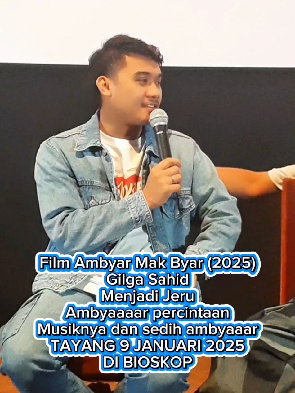 Pemeran utamanya ini dia bestie Mas Gilga Sahid menjadi Jeru di film Ambyar Mak Byar ambyar sekaaaaliii percintaan terhalang darah biru, sedih dan musiknya ambyaaar TAYANG 9 JANUARI 2025 DI BIOSKOP #gilgasahid #Rekomended #fyp #Januari #ambyarmakbyar #filmawaltahun #Film2025 #filmmusikal #filmbagus 