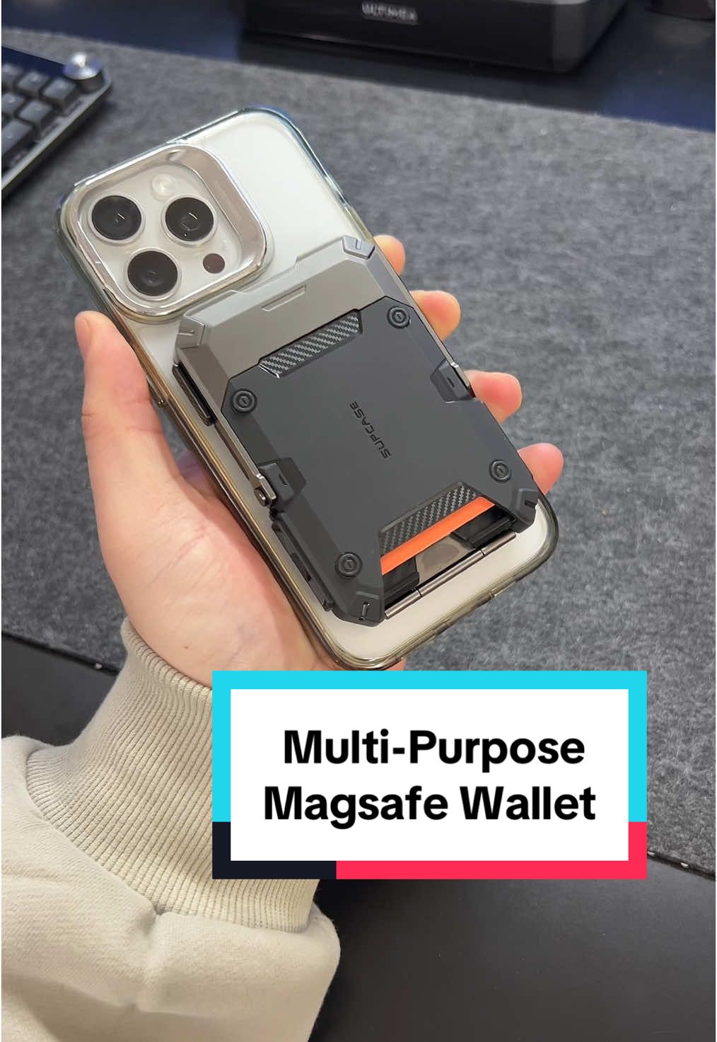 The SUPCASE Magsafe compatible wallet may look simple but is actually feature packed