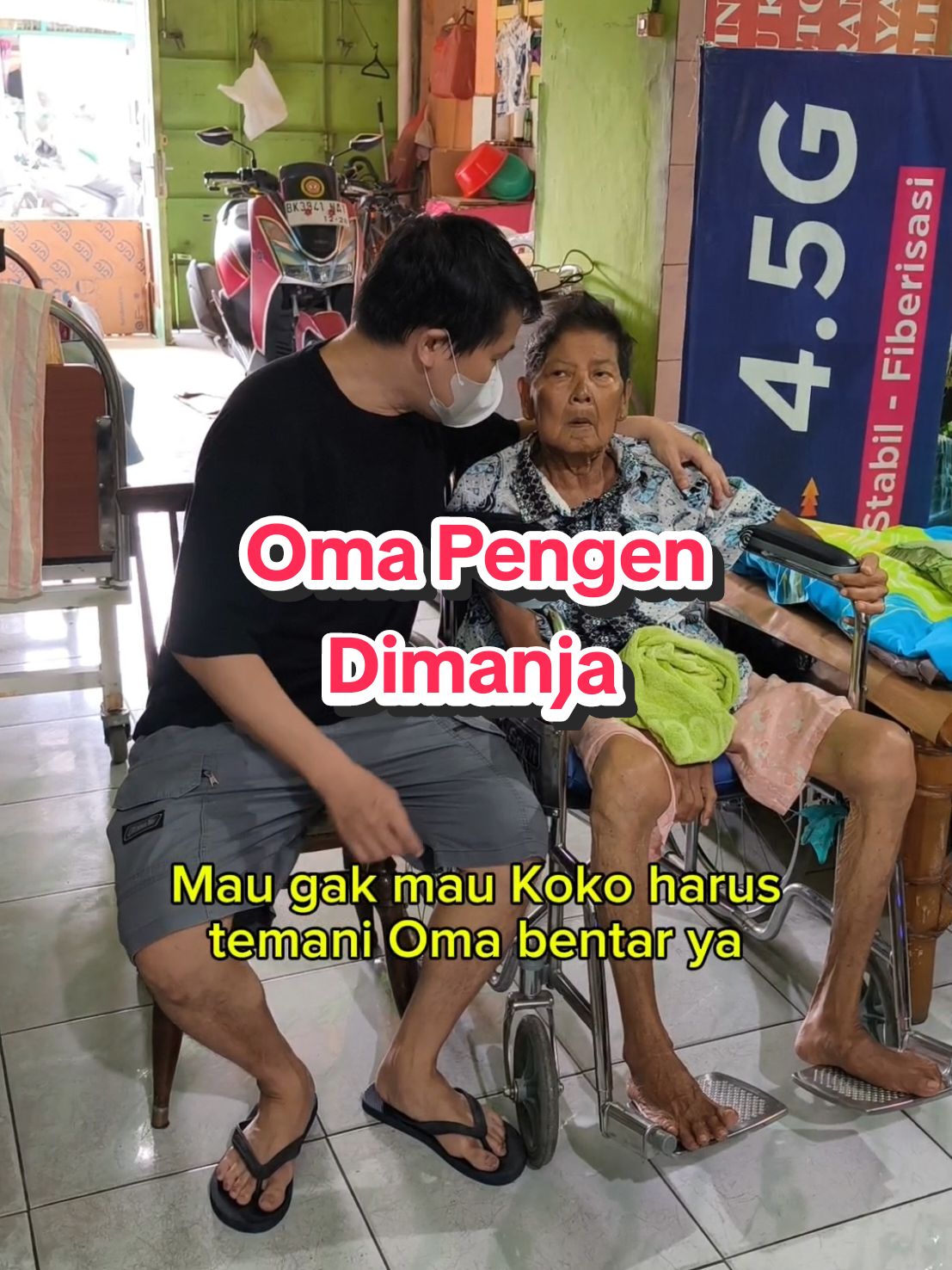 Oma asik pencet bel aja karena lagi pengen dimanja sama Koko #wax #waxing #pencabutbulu #pencabutbuluketiak #ketiak #underarm #brighty  #penghambatbulu #buluketiak 