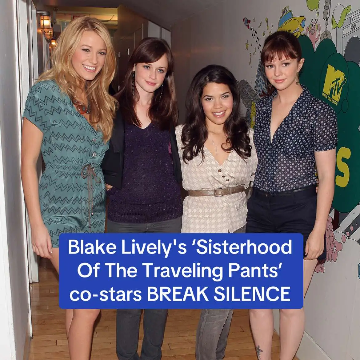 Blake Lively's co-stars from The Sisterhood Of The Traveling Pants — America Ferrera, Amber Tamblyn and Alexis Bledel — have spoken out after she filed a lawsuit against Justin Baldoni. In her Friday filing, Lively accused Baldoni of misconduct and creating a hostile work environment on set of the movie. With an alleged intention of 'destroying' her reputation, she claimed he also spearheaded a smear campaign against her with the help of his crisis management team. She provided exhibits attached to her complaint that shed light on alleged, incriminating private messages between Baldoni and his camp about their plan to tarnish her reputation and career. Baldoni denied the allegations. #blakelively #justinbaldoni #news #hollywood 