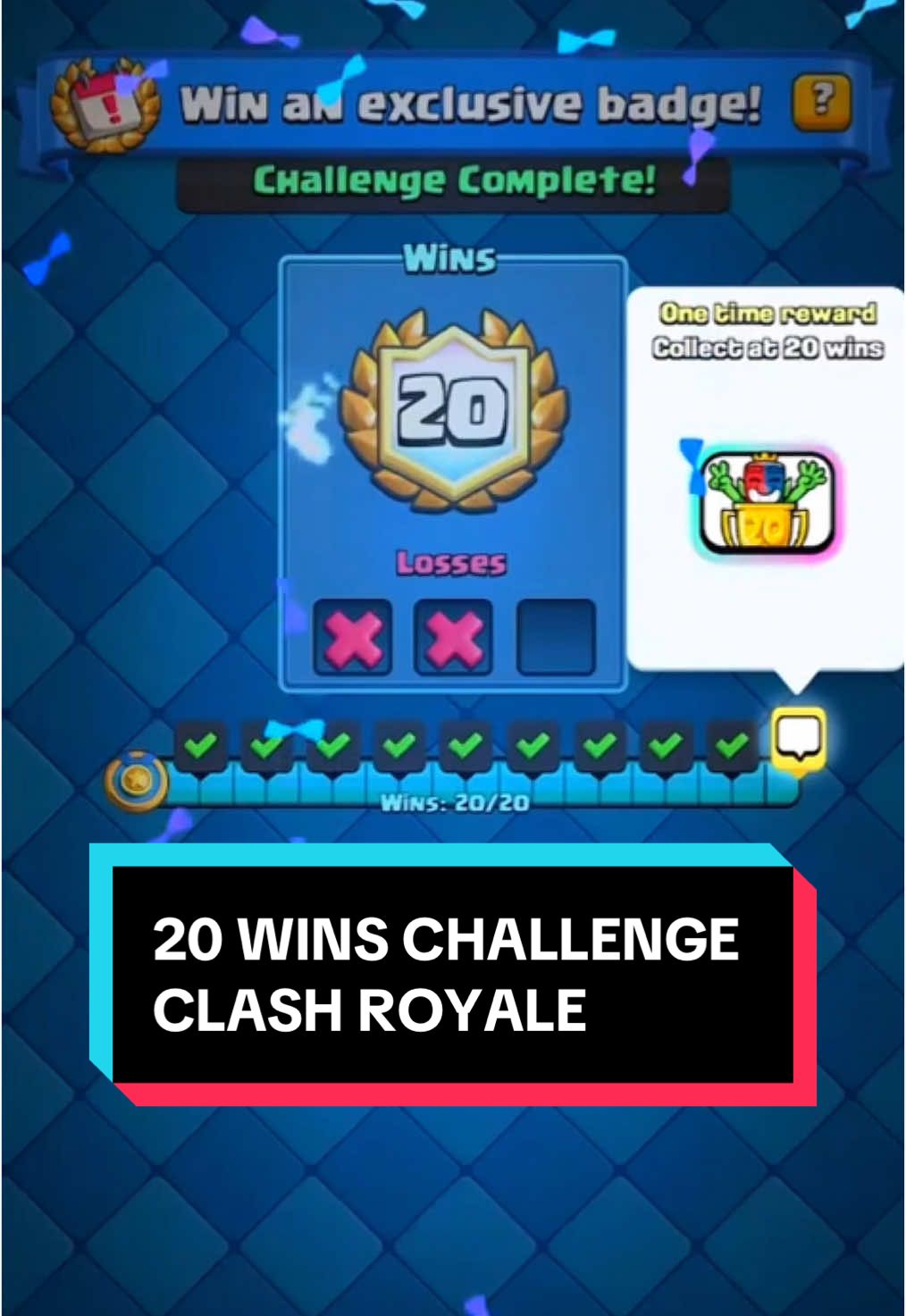 Réponse à @NetaSix_bs 20 WINS CHALLENGE 😱 #clashroyale #clashtok #20winchallenge #fyp 