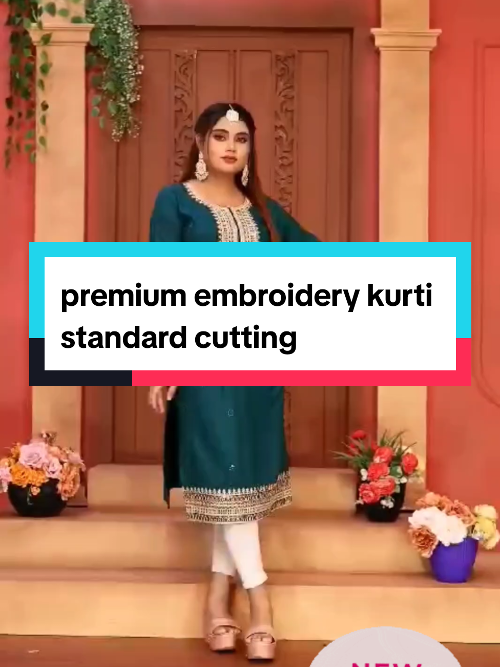 straight cut kurti embroidery designs premium kurti standard cutting ready stock grab it guys. #premiumkurti#standardcutting##fypシ゚viraltiktok #christmascollection2024  #itz_sangarishop 