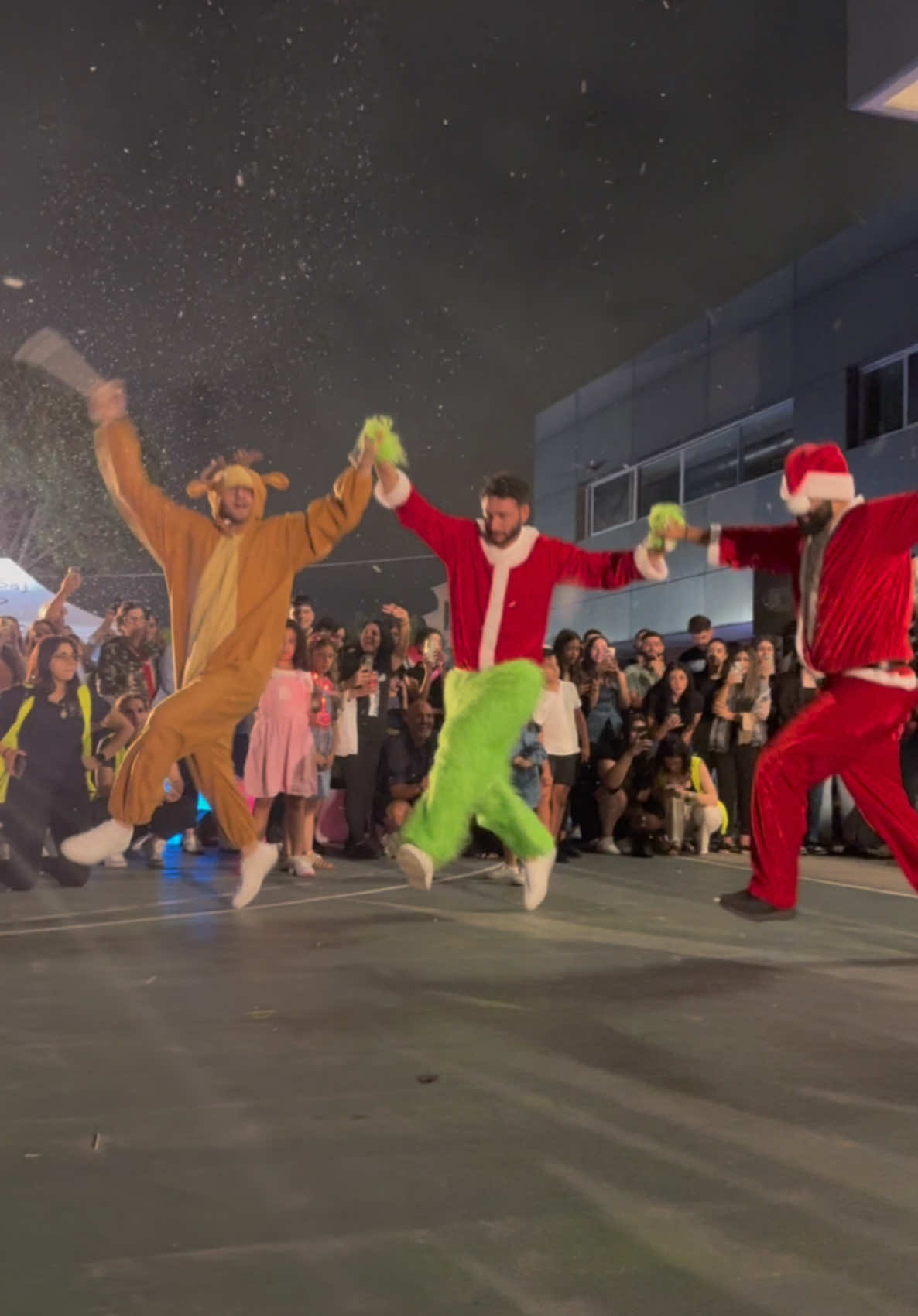 When you give Santa Kibeh and Arak instead of cookies and milk… 🦌🔥🎅🦌🎄 #christmas #dabke #santa #grinch #reindeer #fyp #tiktok #dance #viral #merrychristmas 