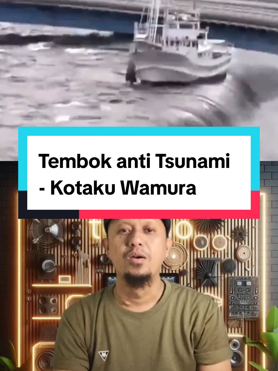 Teknologi tembok besar yang menghalangi tsunami. Kotaku Wamura Sumber : aljazeera, fabiotoneli #teknologi #teknoyogi #inovasi #tembok #tsunamijepang #fudai #bencana #bencanaalam #selamatdaribencana 