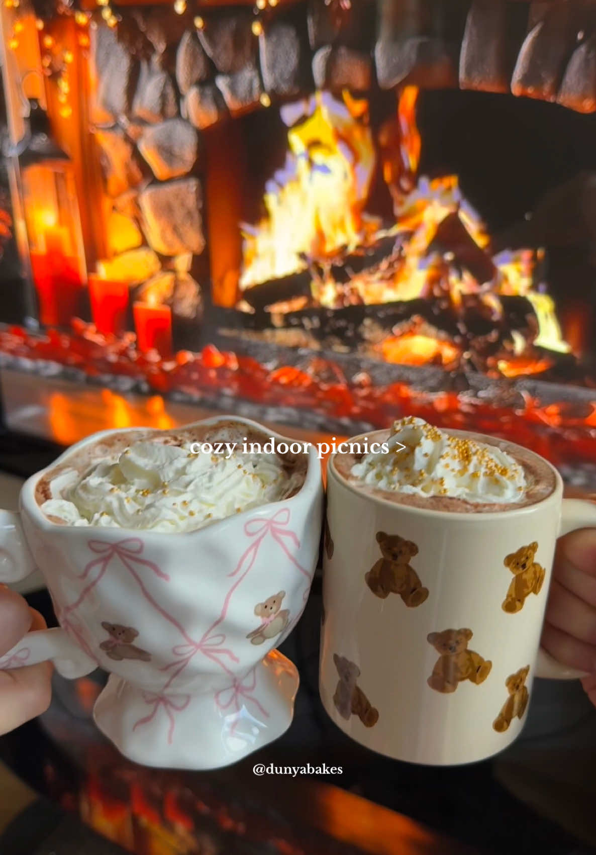 Cheeseboards are the ultimate girl dinner @Noorbakes 💓 #cheeseboard #picnic #cozyathome #christmasfood #wintervibes #hotchocolate #fireplace #slowliving #baketok #cheesetok 