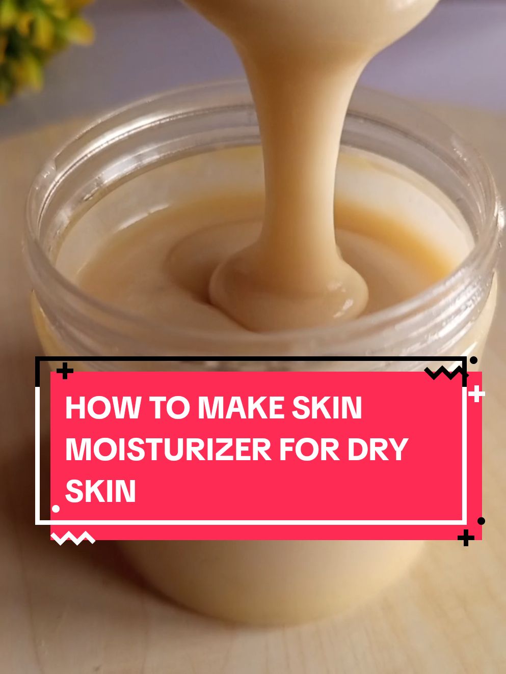 How to make skin moisturising cream for dry, flaky skin with vaseline, Alovera gel, coconut oil and Shea butter. #skincare #dryskin #flakyskin #skinmoisturizer  #naturalrecipes #naturalremedy 