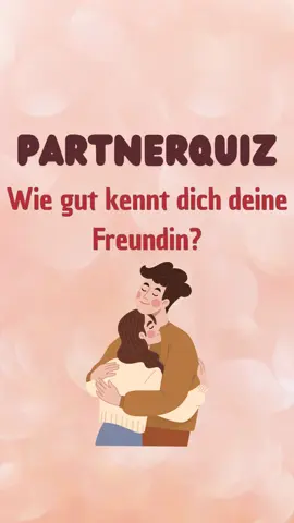 Partnerquiz: Wie gut kennt dich deine Freundin? #couplequiz #beziehungsquiz #beziehung #quizchallenge #girlfriend #boyfriend #PartnerQuiz #gfbfquiz #bfgfquiz #quiz #fragenfürpaare #quiztime 