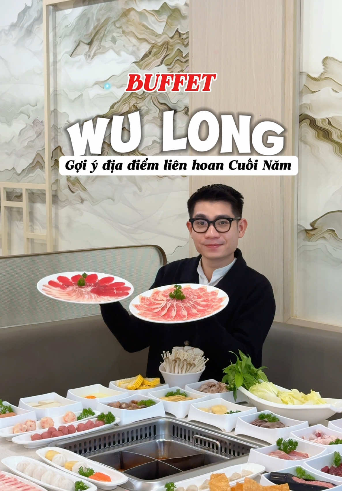 Cuối Năm tiệc tùng hay gia đình tụ họp thì mọi người ghé Buffet Lẩu Đài Loan WU LONG nhé #laudailoan #wulong #food #viral #tieccuoinam #HaiDangHayDi 