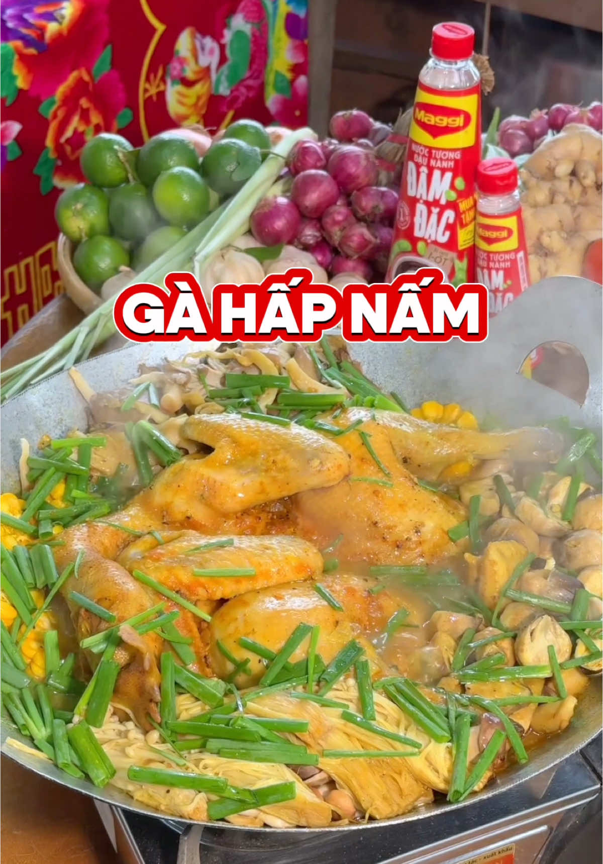 Cùng làm Gà Hấp nấm lạ miệng siêu ngon cho dịp Tết này nè #MuonkieunauTettichcuc #MAGGI 