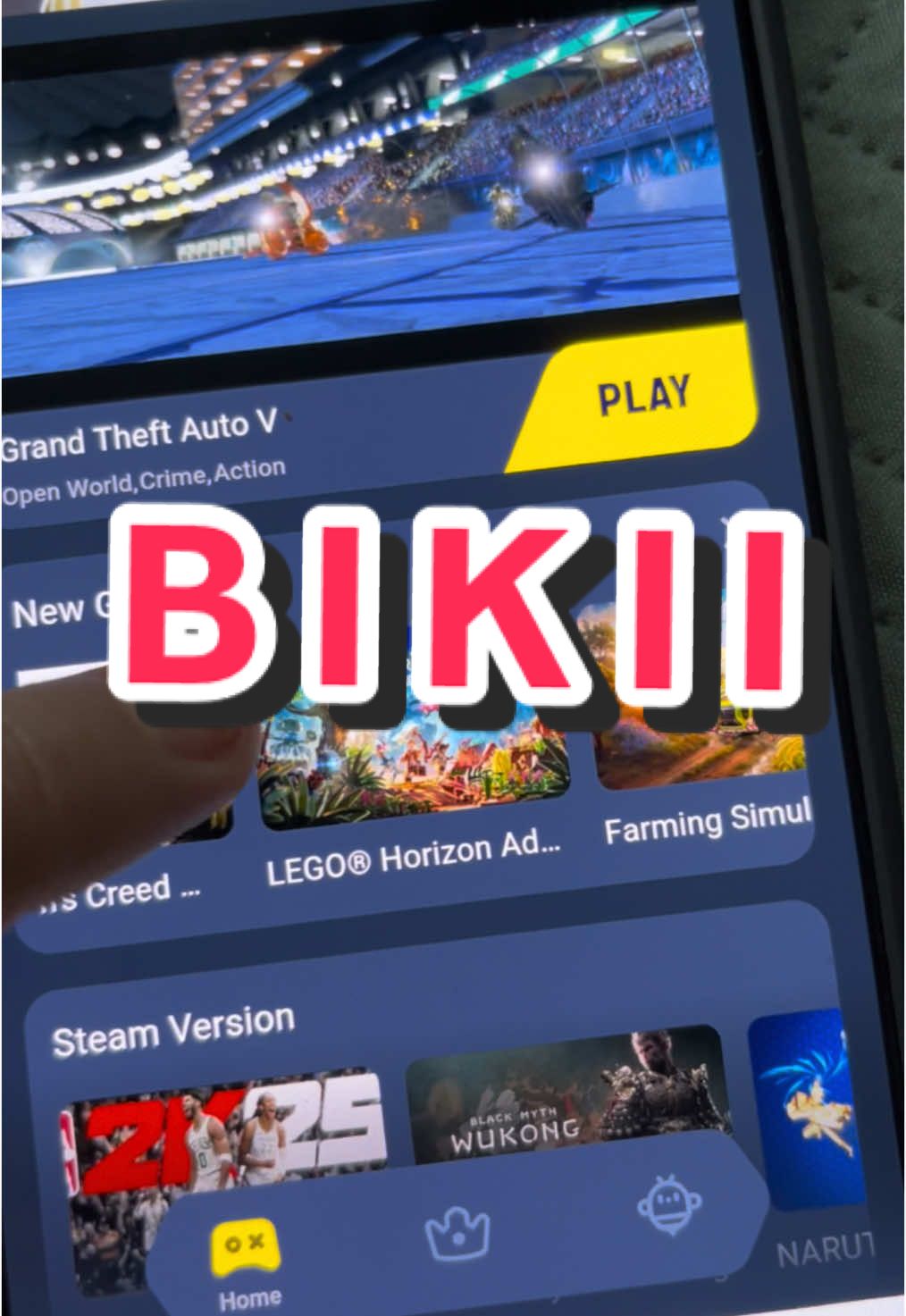 Приложение Bikii #bikki #игры #сталкер #фортнайт #gamerboy #carparking #ведьмак #legohorizon #dragon 