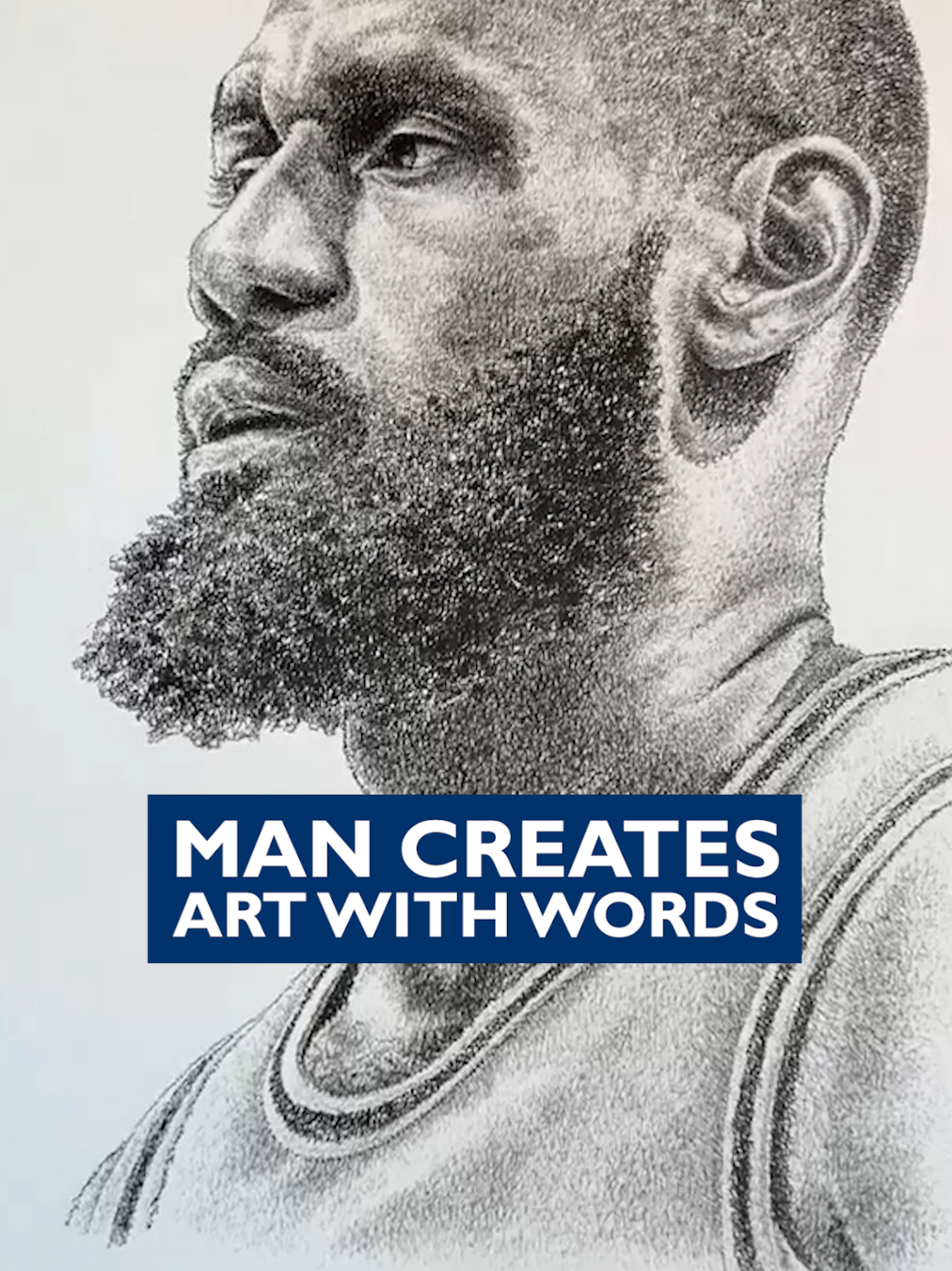 Creating art with words ✏🎨 (Via: SWNS / Jayce Hall) #CreativeGenius #NameArt #PortraitMasterpiece #CelebrityArt #ArtInnovation