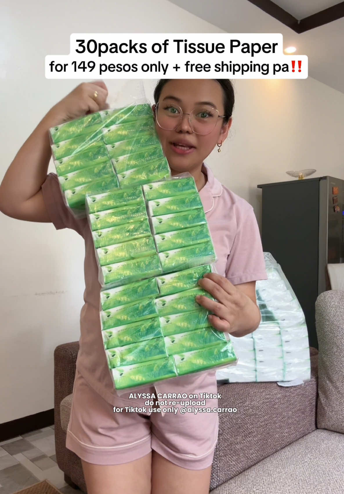 Grabe ang daming tissue! Sulit na sulit naman talaga. #tissue #tissuepaper #papertissue #facialtissue #30packstissue #tissuebundle #tissue30packs #tissues #buy1take2tissue #viral #fyppppppppppppppppppppppp 