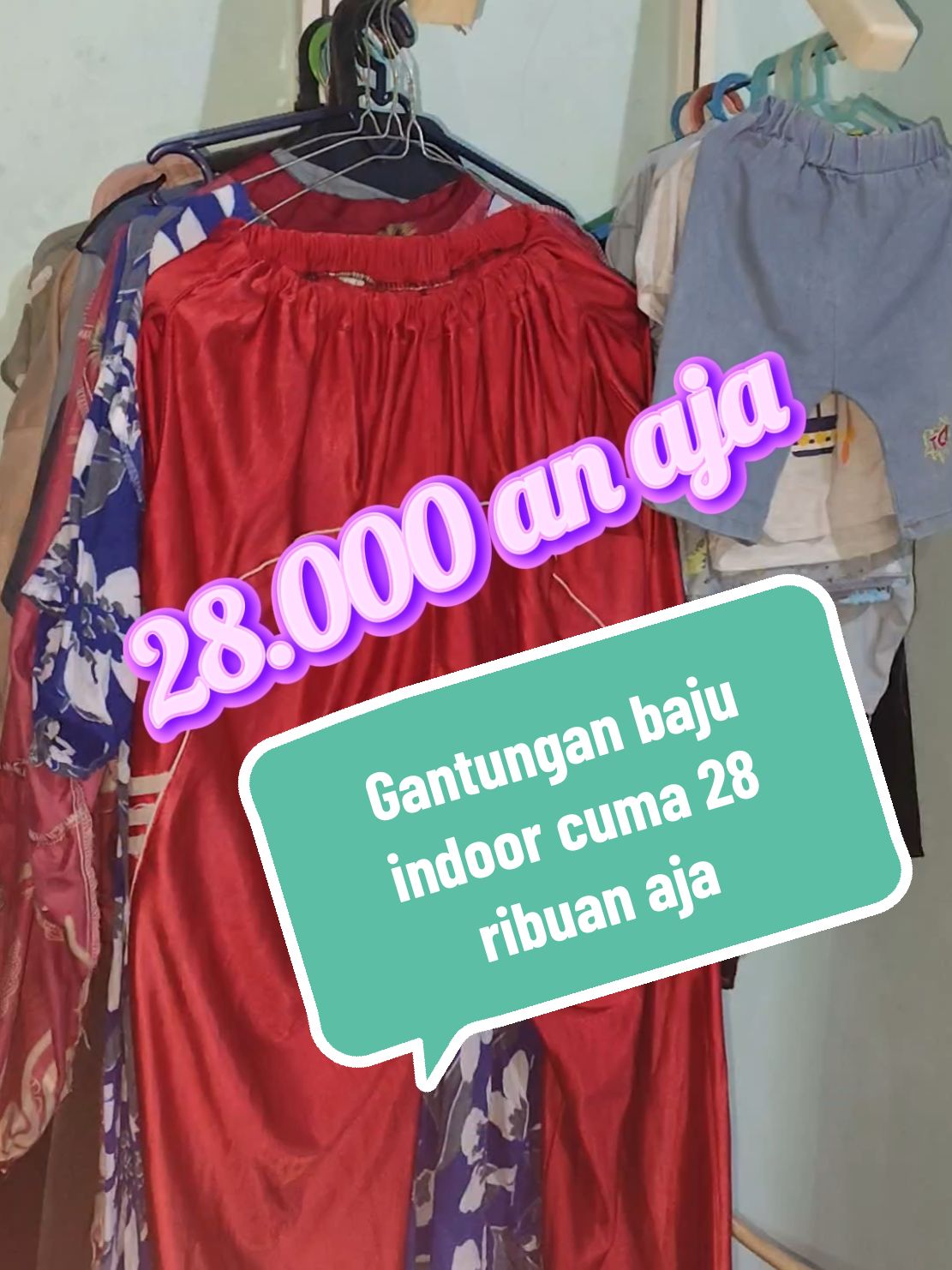 gantungan baju kuat hemat tempat cm 28.000 an #gantunganbaju #perabotanrumahtangga #murah #megaguncang121212 #cuantanpabatas #video #fyp 