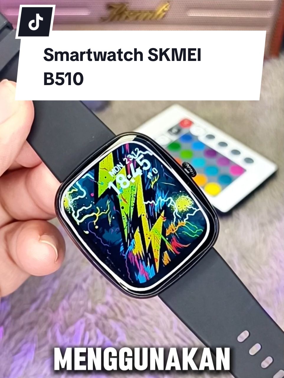 Smartwatch SKMEI B510 connect strava waterproof ip67 #smartwatch #smartwatchskmei #skmeib510 #jagoanvideotrending #strava