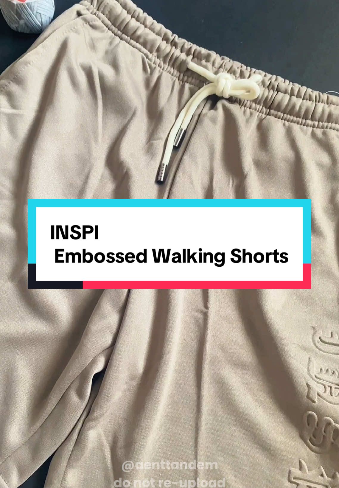 INSPI Embossed Walking Shorts ang gandaaaa bes🫶👌 #walkingshorts #shorts #inspi #aenttandem 