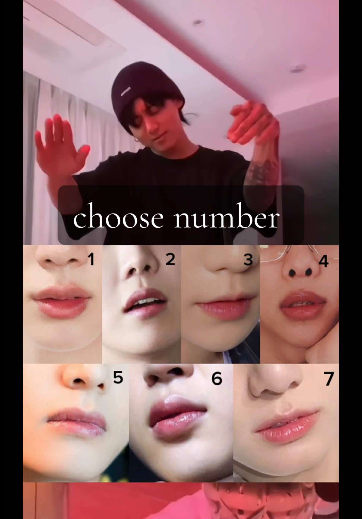 Choose a number #namjoon #seokjin #yoongi #hoseok #jimin #taehyung #jungkook #bts #armybts #rek #CapCut 