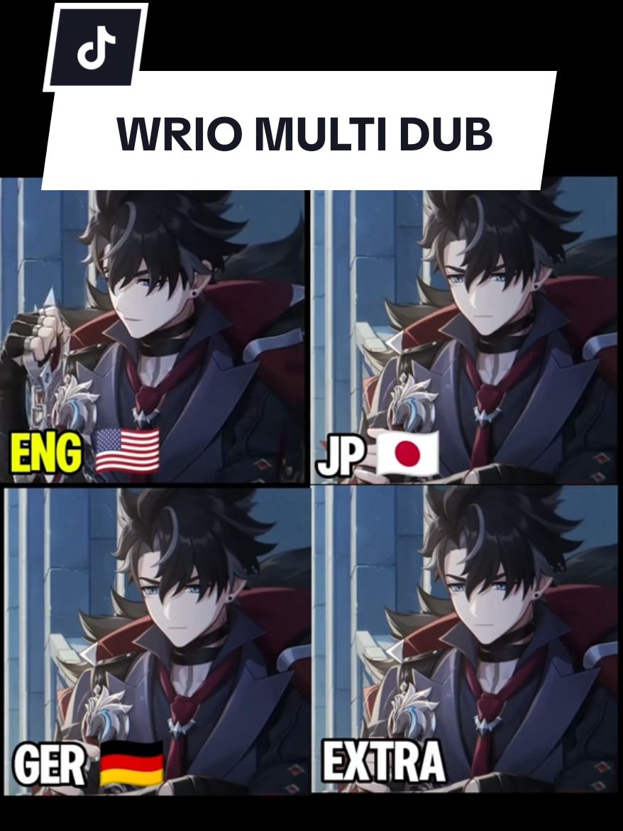 My Voice on Wrio Different Languages💫 #GenshinImpact #Genshin #genshindub #gamedubbing #wriosthesley #genshinwriothesley 