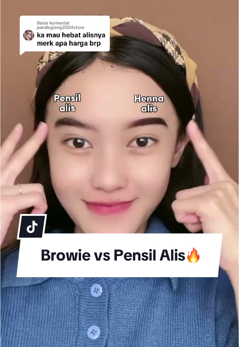 Membalas @pandeglang2024store Yang mau samaan alisnya kaya minwie ga luntur tahan 72 jam bisa chekout dan tutorial alis join di live ya😍 #browie #hennaalis #browtint #sulamalishalal #alis #fyp #fypシ 