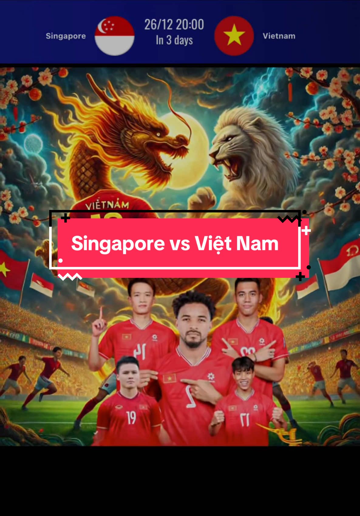 Singapore vs Việt Nam | Rồng Vàng Quyết Chiến Sư Tử #affcup2024 #vietnam #singapore #aseancup2024 #football #onhaxemtin 