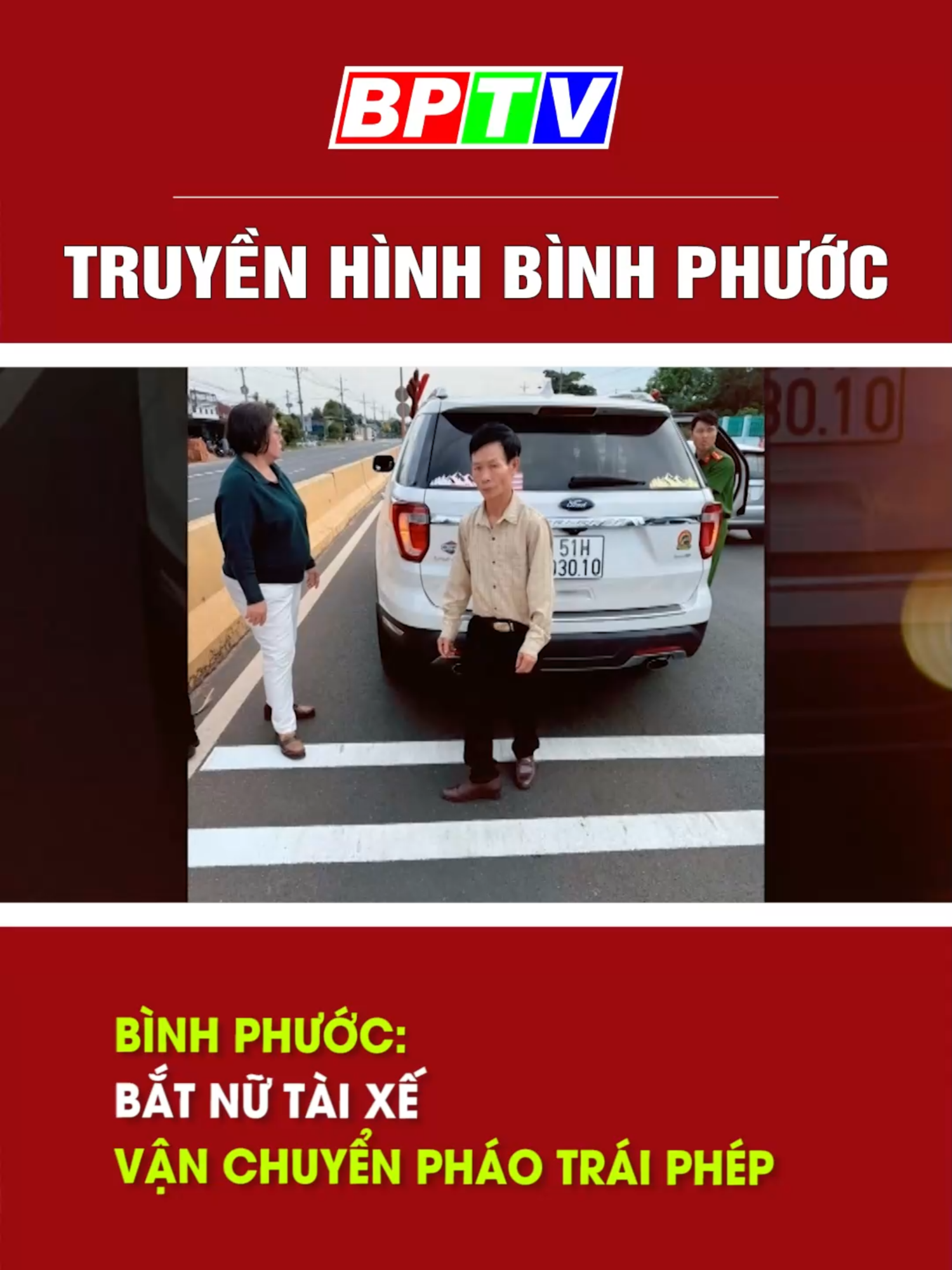 Bình Phước: Bắt nữ tài xế vận chuyển pháo trái phép #tiktoknews #xuhuong #bptv #tinnongtrongngay #thbinhphuoc