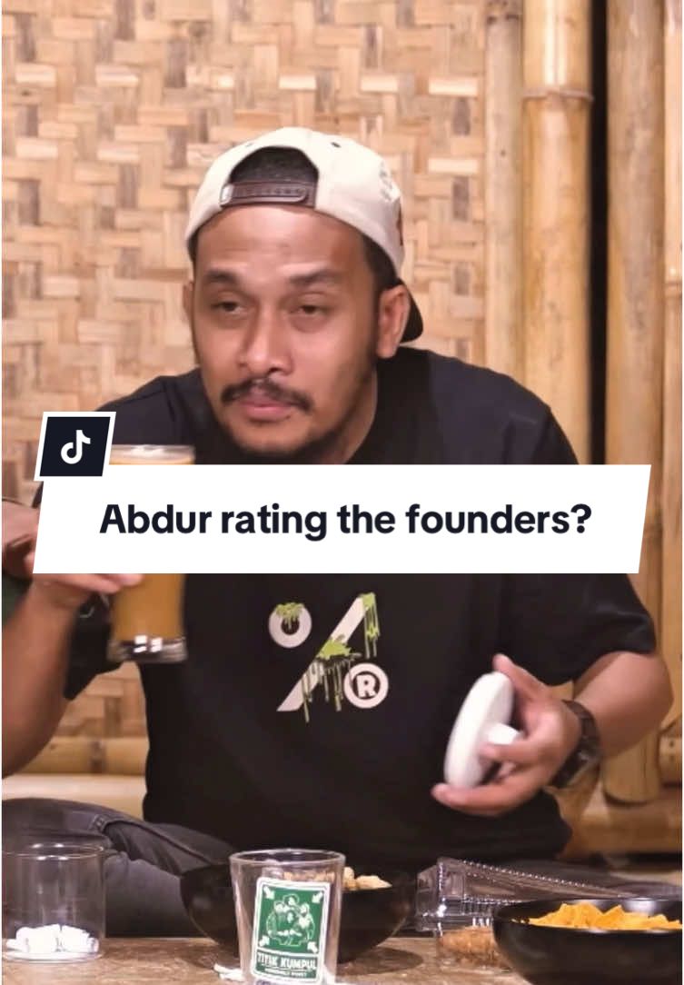 ABDUR RATING THE FOUNDERS? #abdurarsyad #tuahkreasi #podcastclips #mamatalkatiri #prazteguh #ariekriting #thefounders #fyp 