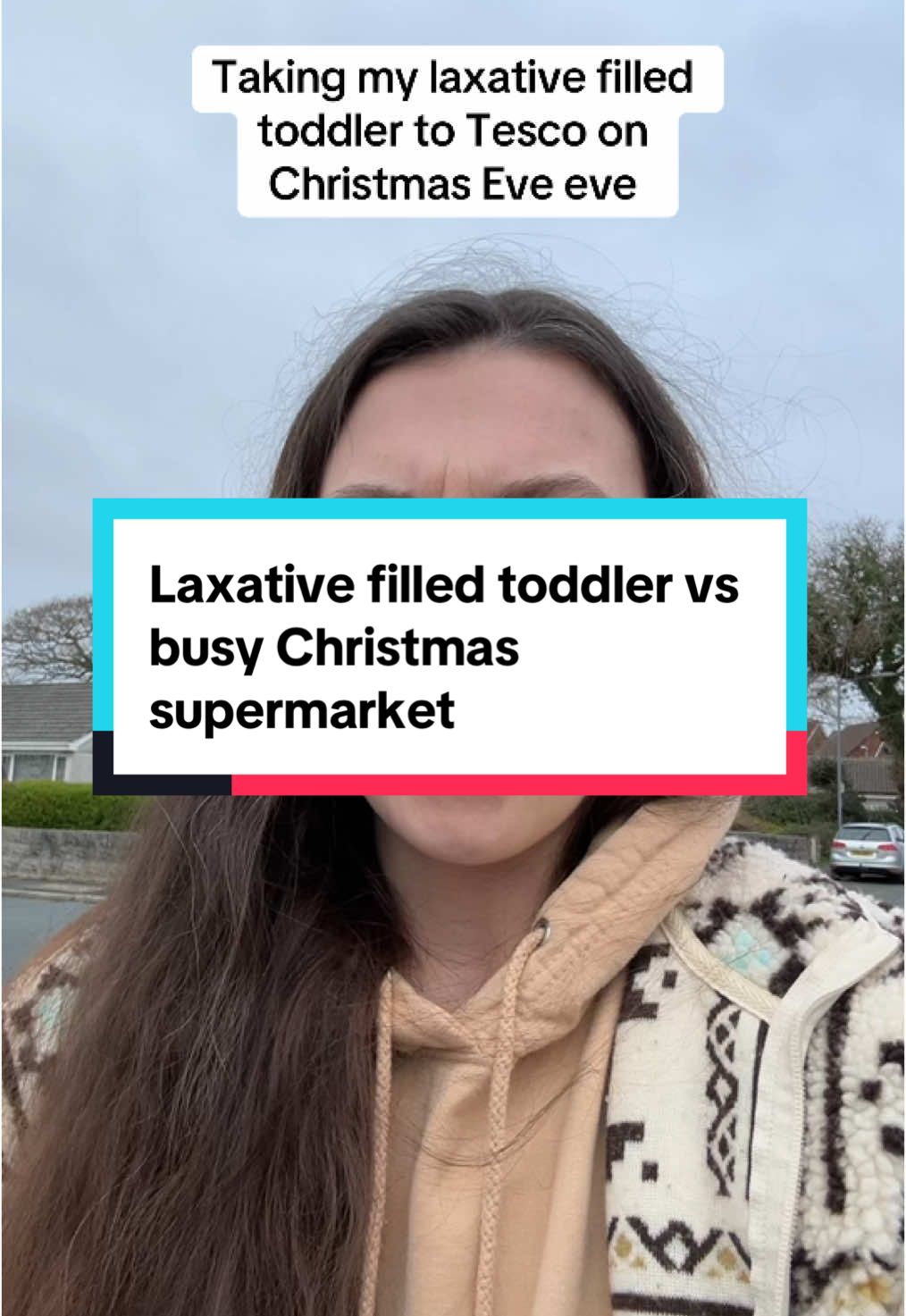 I think this was a bad idea?? ##mumtok##mumsoftiktok##mumlife##christmas##poorlytoddler##acetonebreath##chestinfection##laxatives##laxativefilledtoddler##christmasshopping##supermarketshop##stressful