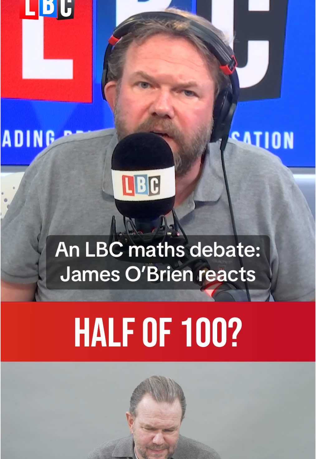 An LBC maths debate: James O’Brien reacts to his best bits of 2024 #LBC #uk #debate #jamesobrien 