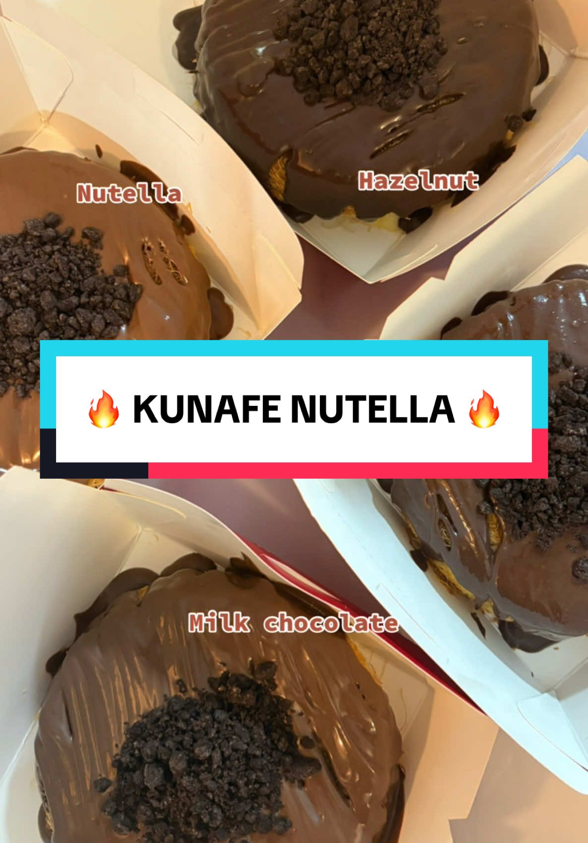 Happiness is Kunafe + chocolate 🍫💘 #NoahBazaar #MiddleEasternDesserts #OriginalKunafe #NutellaKunafe #Baklavas #fyp #foryou #foryoupage #viral #singapore 