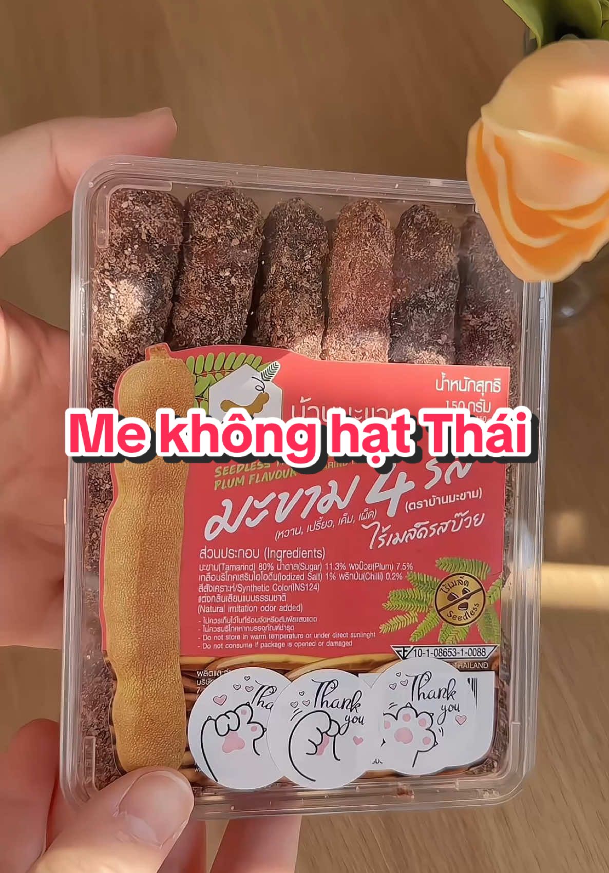 Me Thái không hạt chua cay mặn ngọt thơm hương vị ô mai #bagiaanvung #foodtiktok #fyp #saleluongve #salecuoithang #methaikhonghat #methai 