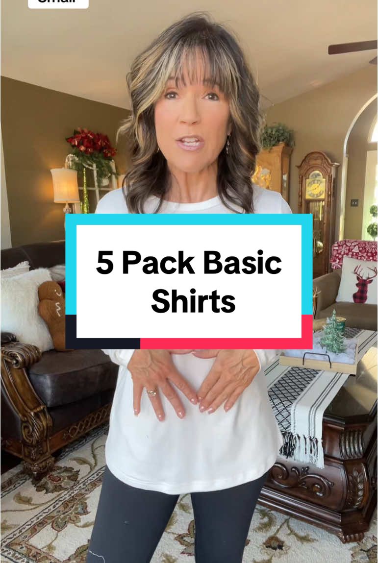 Gotta have basics and these are a great deal right now. Good quality and comfortable…with a looser fit, they are NOT restricting or too tight. Love these🥰 @stella xuan #fypage #foryoupage #5pack #basicshirt #basics #shirt #tshirt #longsleeve #womensfashion #womenswear #bundle #stretchy #comfortable #goodquality #soft #roundneck #casual #wardrobestaples #wardrobeessentials #TikTokShop #clearance #sale #basictshirt 