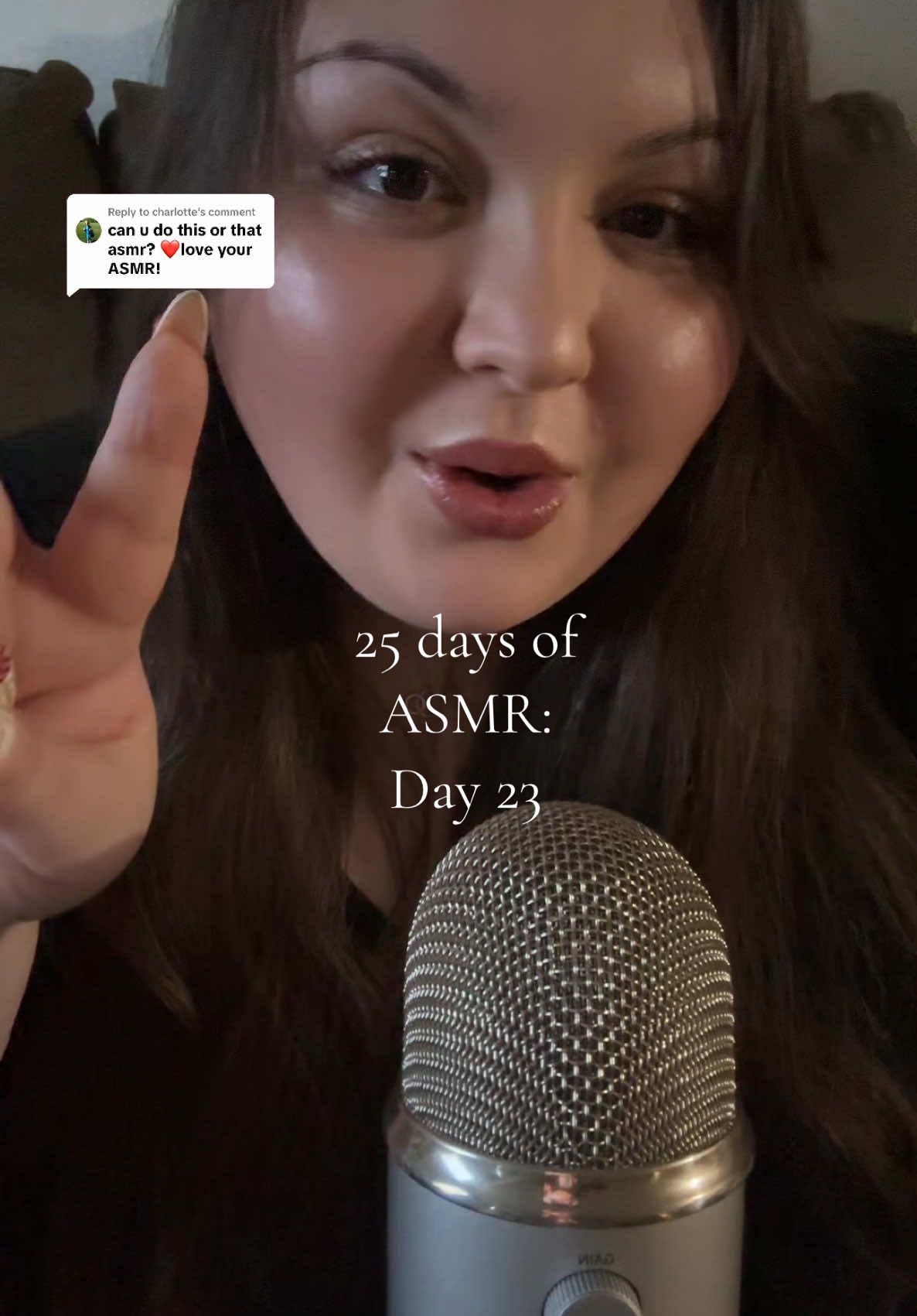 Replying to @charlotte Day 23! I can’t believe this year is almost over wtf #asmr #crispasmr #asmrcommunity #asmrsounds #asmrrelax #jemsasmr #asmrsleeptriggers #25daysofasmr #thisorthatasmr #triggerboardasmr 