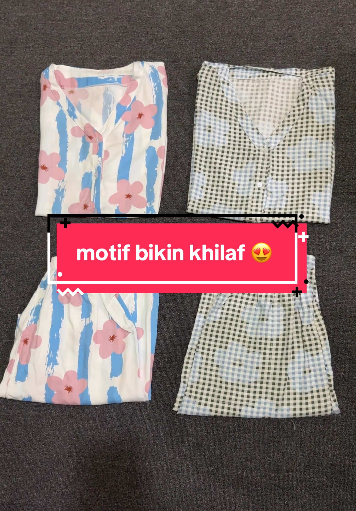 ya kali gak boros tiap liat motif terbaru yg secute ini 😍 #onesetkekinian #onesetmurah #oneset #belilokal #racuntiktok #fyp 