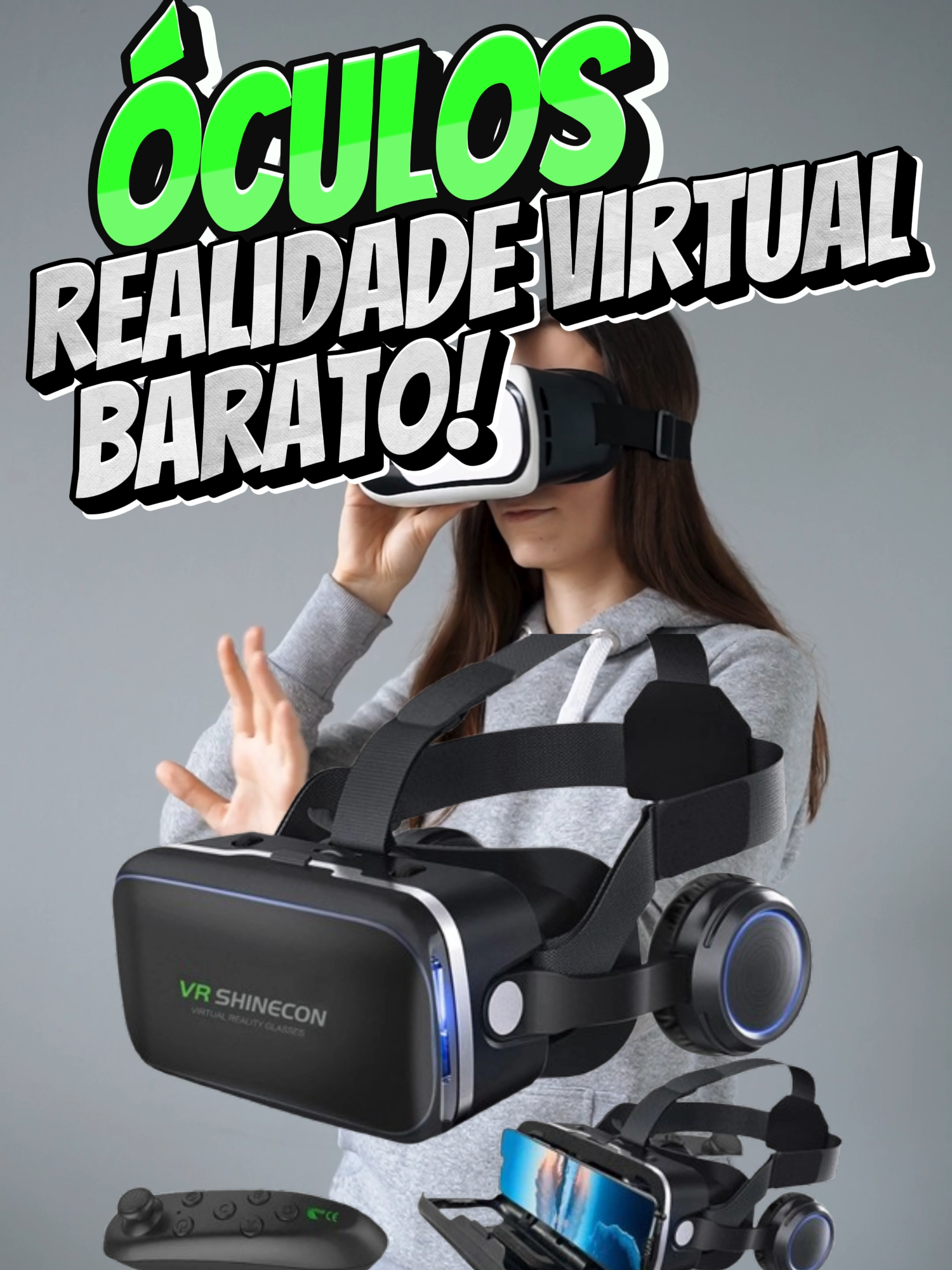 Mergulhe no Futuro com o Óculos de Realidade Virtual Shinecom! 🕶🌟 #RealidadeVirtual #ÓculosVR #ShinecomVR #TecnologiaImersiva #MundoVirtual #ExperiênciaIncrível #ShopeeAchados #InovaçãoTecnológica #TechLovers #VirtualReality #FuturoDosJogos #ExperiênciaImmersiva #ShopeeBrasil