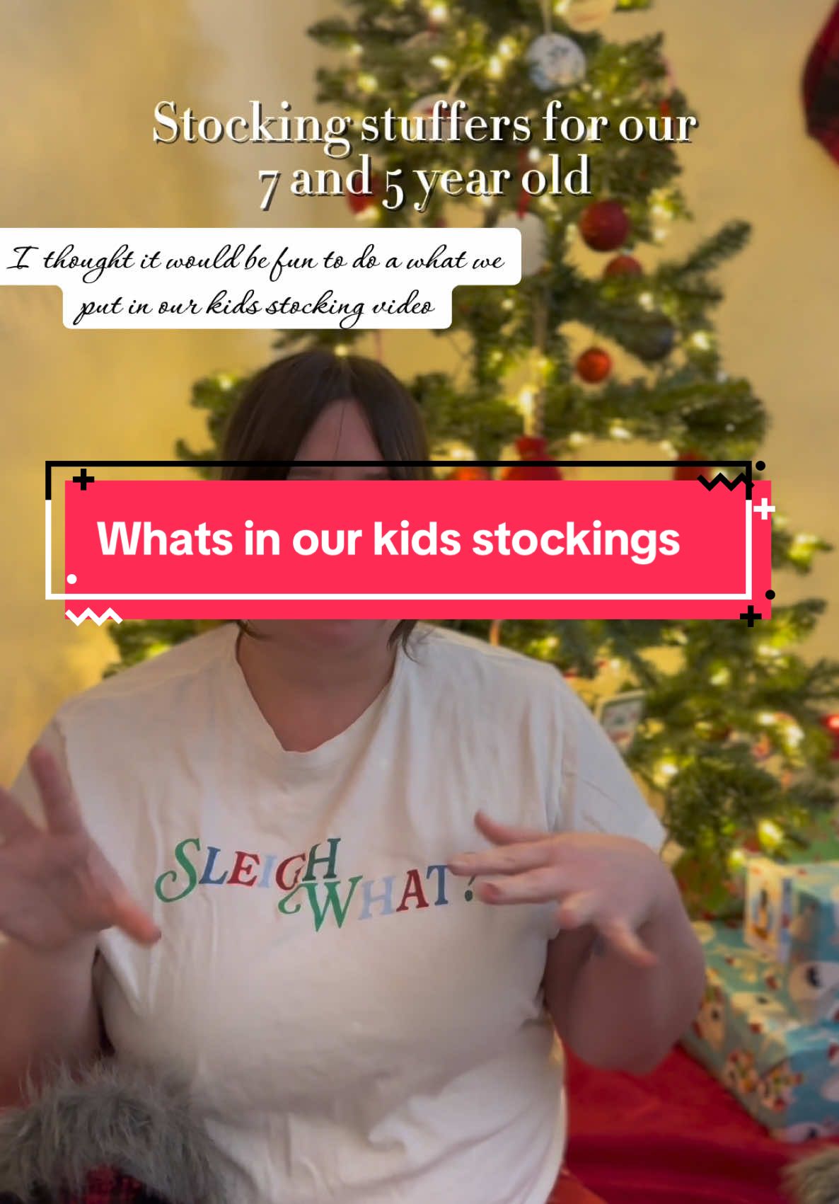 What we put in our kids’ stockings!  You’ll notice we don’t do candy, they have food allergies so there’s not really any festive candies we can do. So we stick to nonfood items when it’s holiday time to make it fun and inclusive for them.🥰❤️ #stockingstuffers #stockings #stockingstufferideas #kidsstockings 