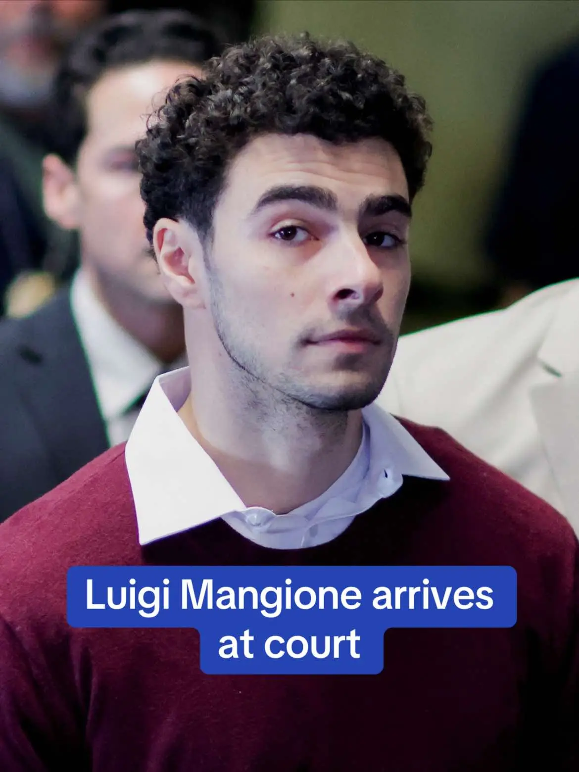 Luigi Mangione, the man suspected of killing UnitedHealthcare CEO Brian Thompson, arrived at a Manhattan court for an arraignment hearing. He faces state murder and terrorism charges. #news #luigi #luigimangione #breakingnews 