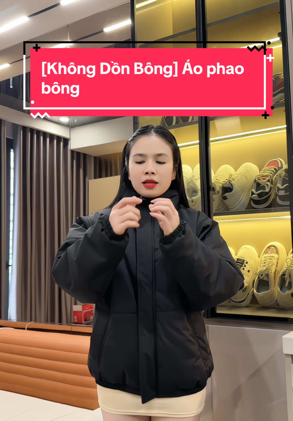 [Không Dồn Bông] Áo phao bông