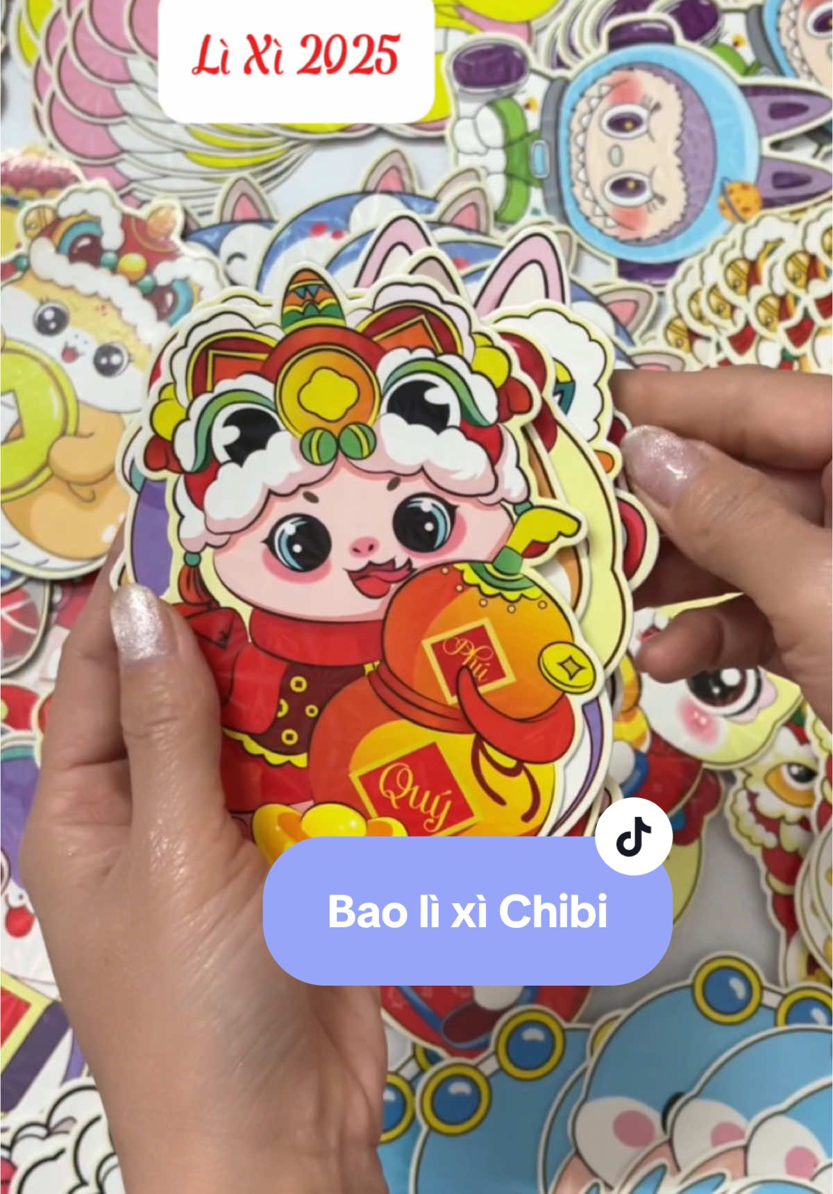 Set bao lì xì chibi tự chọn mẫu mọi trẻ em đều thích #hangdodecortet #trending #LearnOnTikTok #lixi #lixitet2025 #tet #tetvietnam #baolixi 