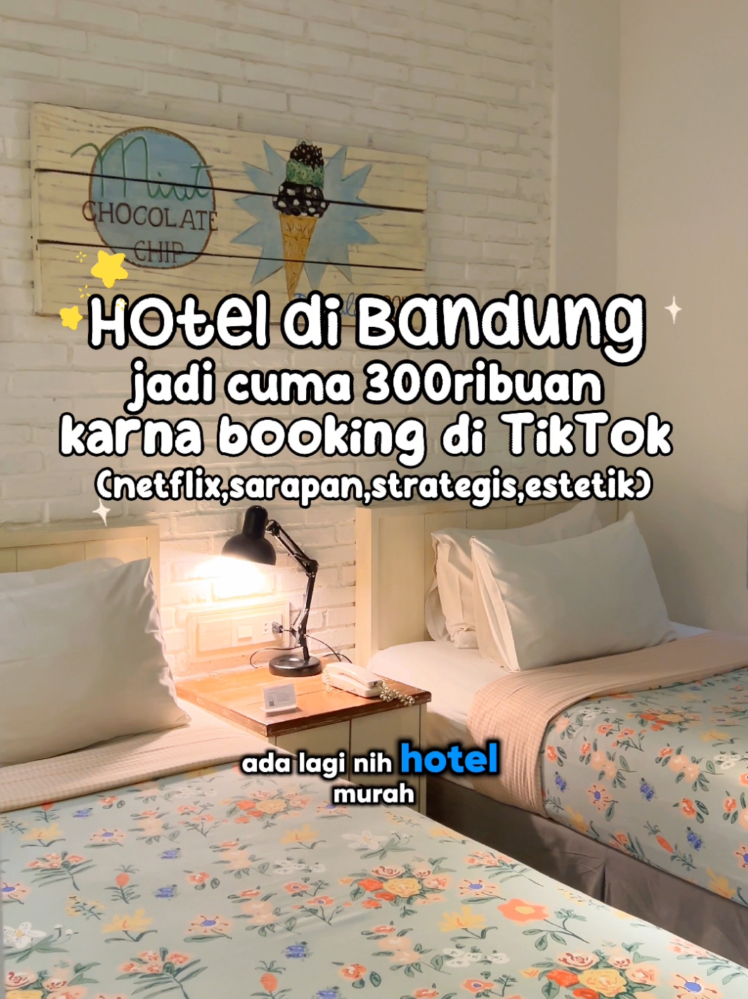 𝐇𝐨𝐭𝐞𝐥 𝐁𝐮𝐝𝐠𝐞𝐭 𝐝𝐢 𝐁𝐚𝐧𝐝𝐮𝐧𝐠✨️ yang strategis ,estetik dan tentunya nyaman banget jangan lupa booking langsung di TikTok ya dan pakai kode promo "AGODATIKTOK" ya dan dapatkan diskon 10% . . . #bandunghotel #hotelbandung #staycationestetik #bandungstaycation #staycationbandung #staycation #wisatabandung #destinasiliburanbandung #hotelbudgetbandung #bandunghotelbudget