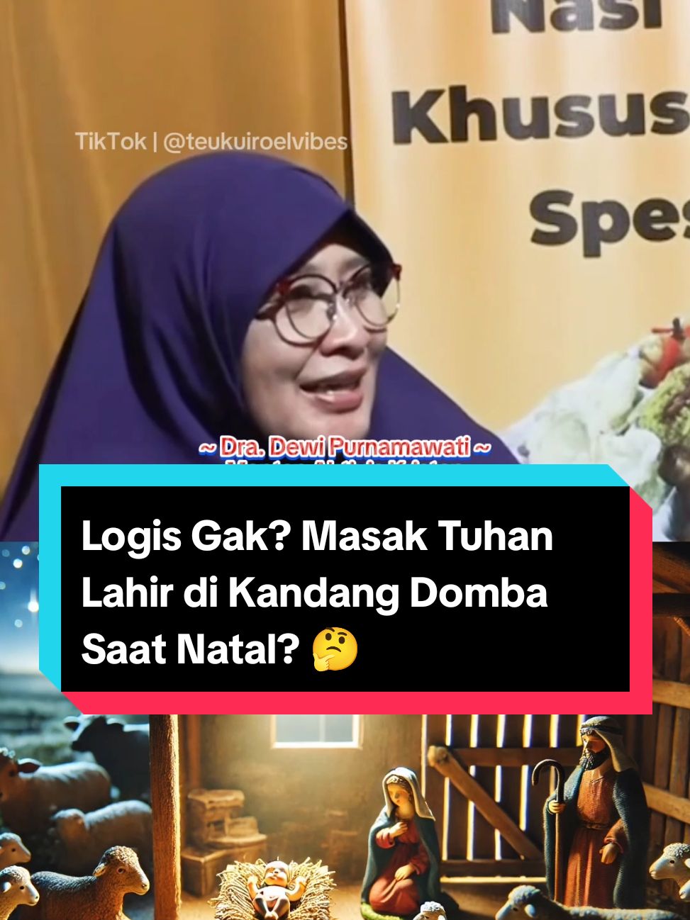 Membalas @user7236117612204 Kalau kita aja lahir di tempat yang layak, masak Tuhan lahir di kandang domba? 🤔 Natal sering dirayakan, tapi pernahkah berpikir soal ini? Logikanya, Tuhan yang Maha Besar dan Maha Suci, kok lahir dari manusia yang kecil? Kalau gajah gak mungkin lahir dari semut, gimana dengan Tuhan? Simak video ini sampai akhir, banyak yang terlewatkan selama ini. #nataldalamlogika  #renunganiman  #kajiankristologi  #fyp  #teukuiroelvibes 